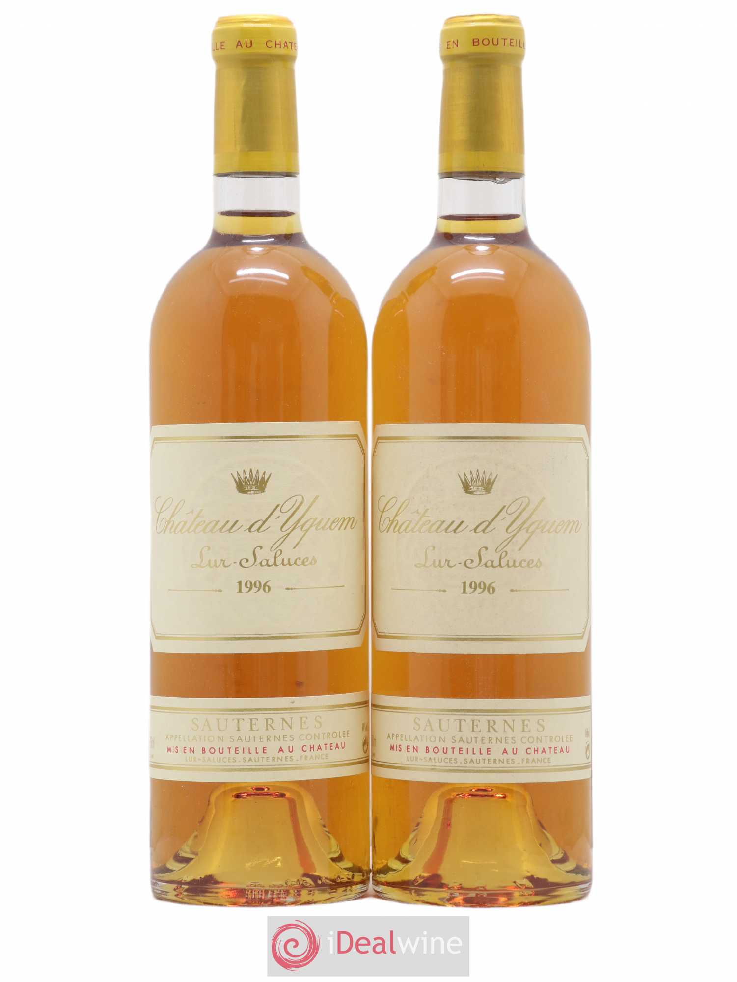 Château d' Yquem 1er Cru Classé Supérieur 1996 - Lotto di 2 bottiglie - 0