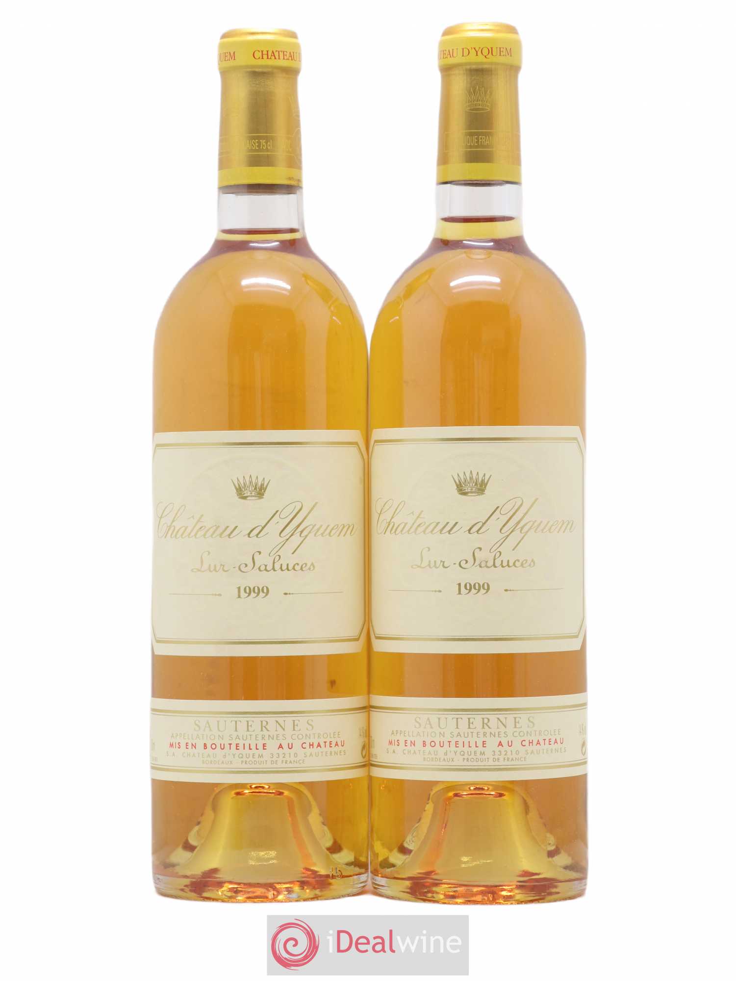 Château d' Yquem 1er Cru Classé Supérieur 1999 - Lotto di 2 bottiglie - 0