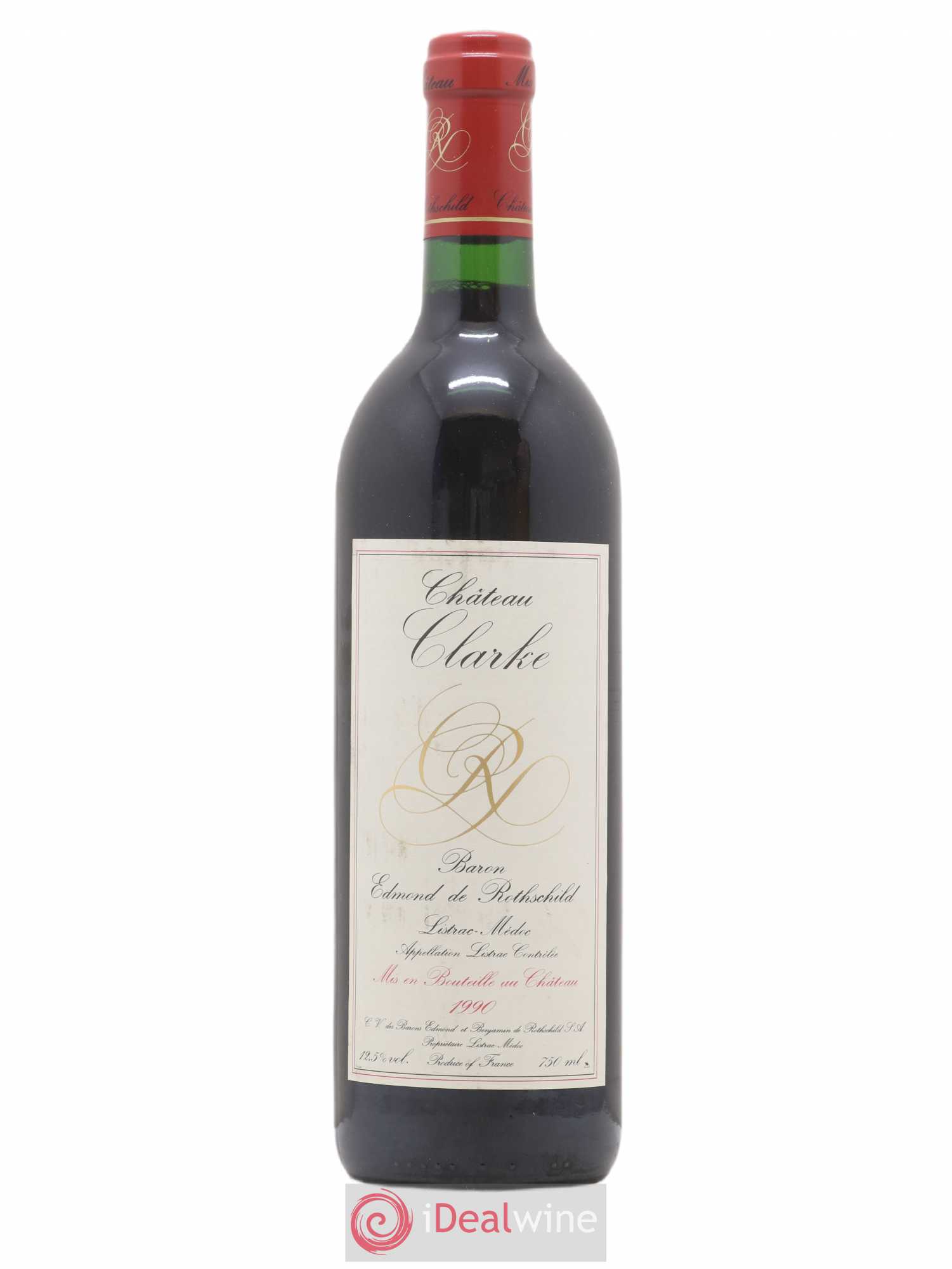 Château Clarke 1990 - Lot de 1 bouteille - 0