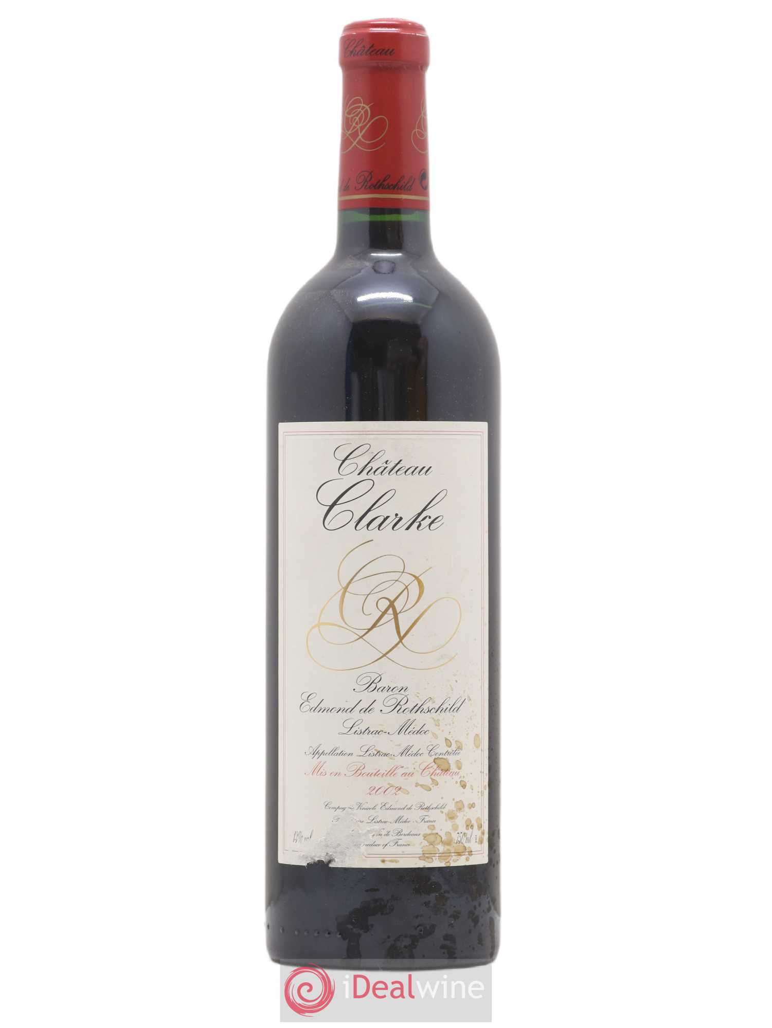 Château Clarke 2002 - Lot de 1 bouteille - 0