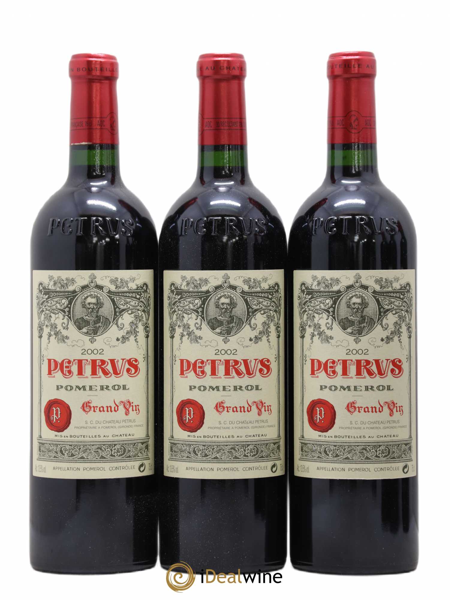 Petrus 2002 - Lot de 6 bouteilles - 1