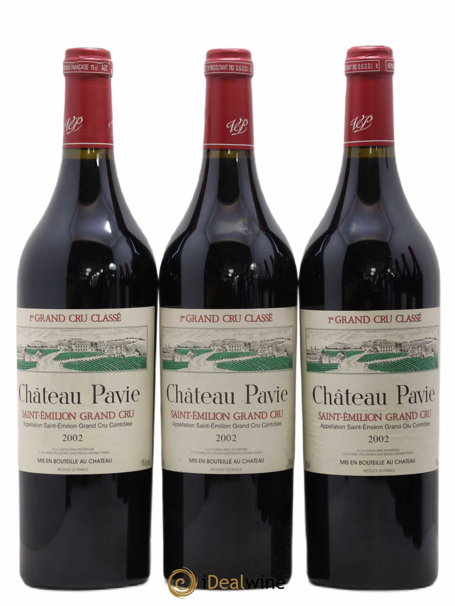 Château Pavie 1er Grand Cru Classé A 2002 - Lot de 12 bouteilles - 2