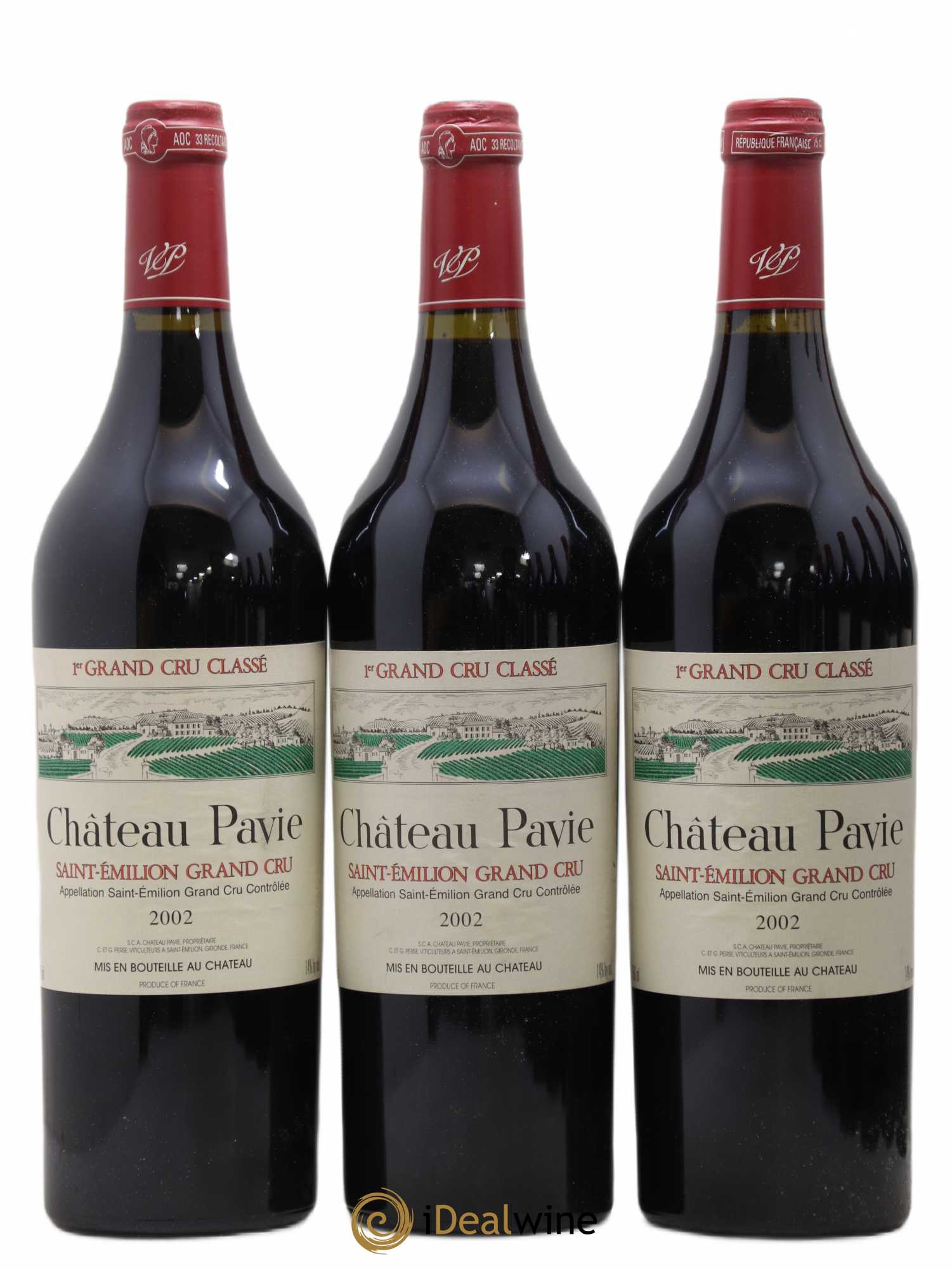 Château Pavie 1er Grand Cru Classé A 2002 - Lot de 12 bouteilles - 3