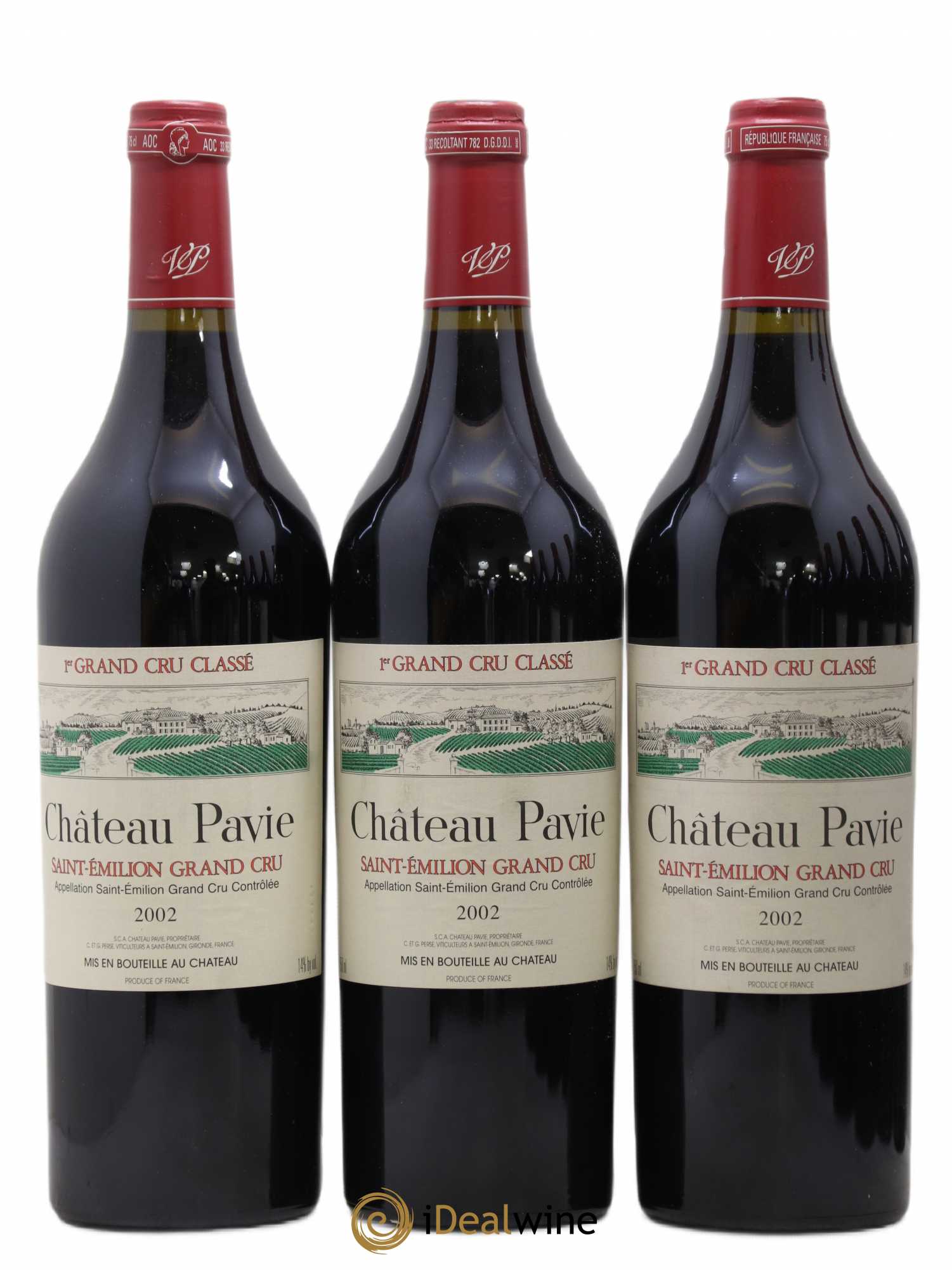 Château Pavie 1er Grand Cru Classé A 2002 - Lot de 12 bouteilles - 4