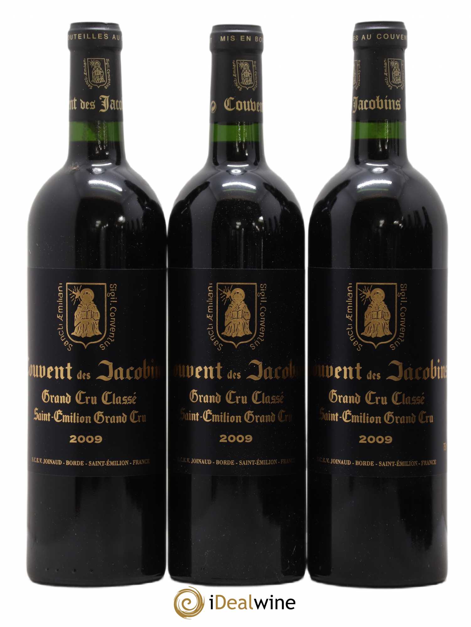 Château Couvent des Jacobins Grand Cru Classé 2009 - Lot de 12 bouteilles - 1