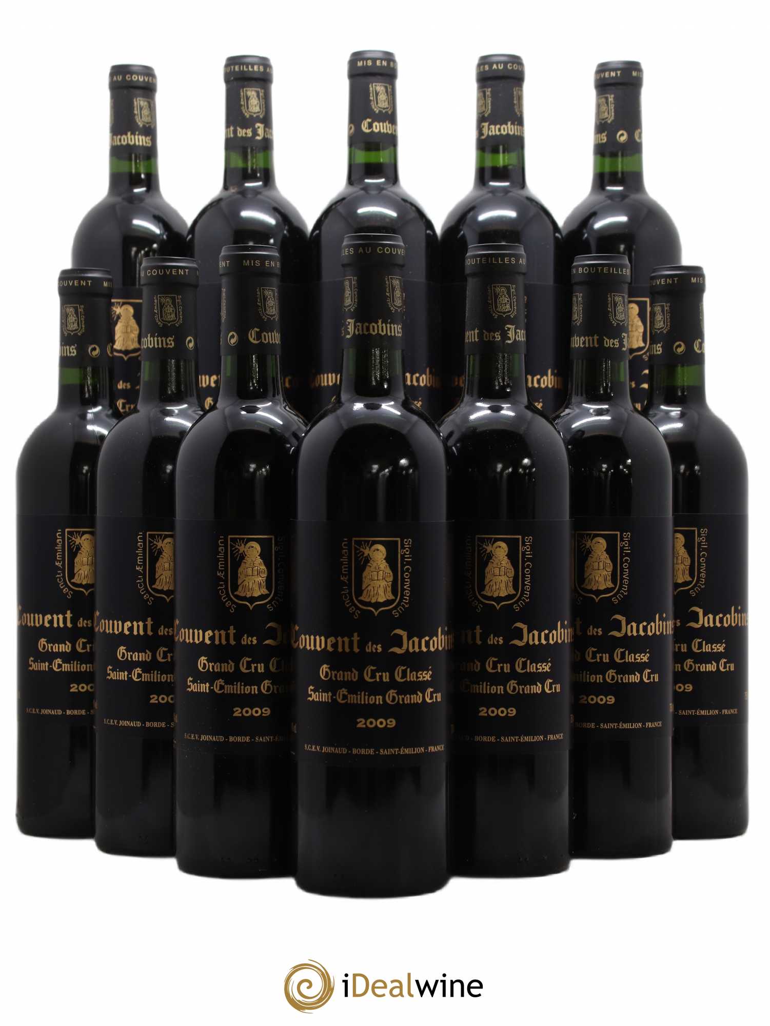 Château Couvent des Jacobins Grand Cru Classé 2009 - Lot de 12 bouteilles - 0
