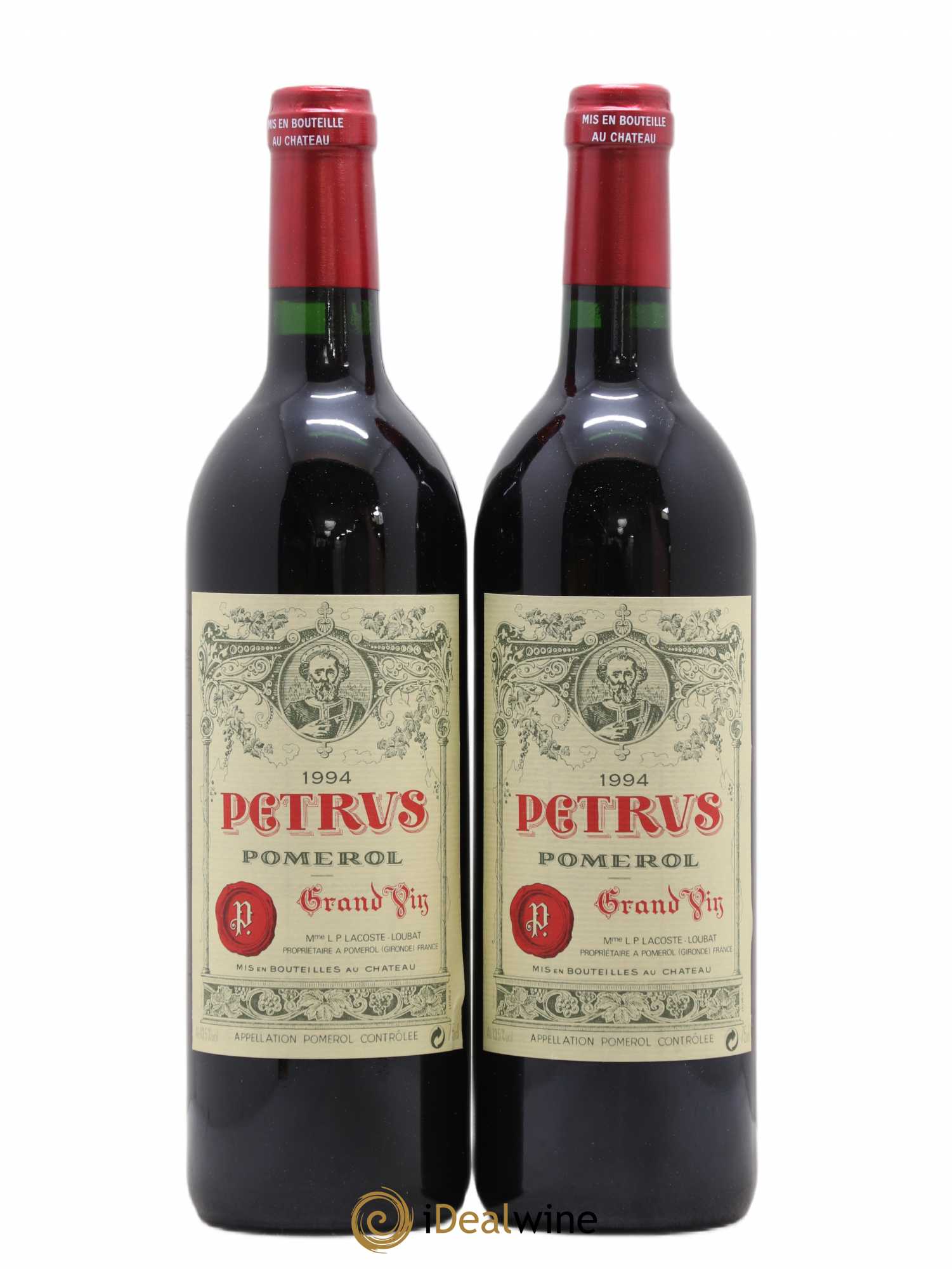 Petrus 1994 - Lot de 2 bouteilles - 0