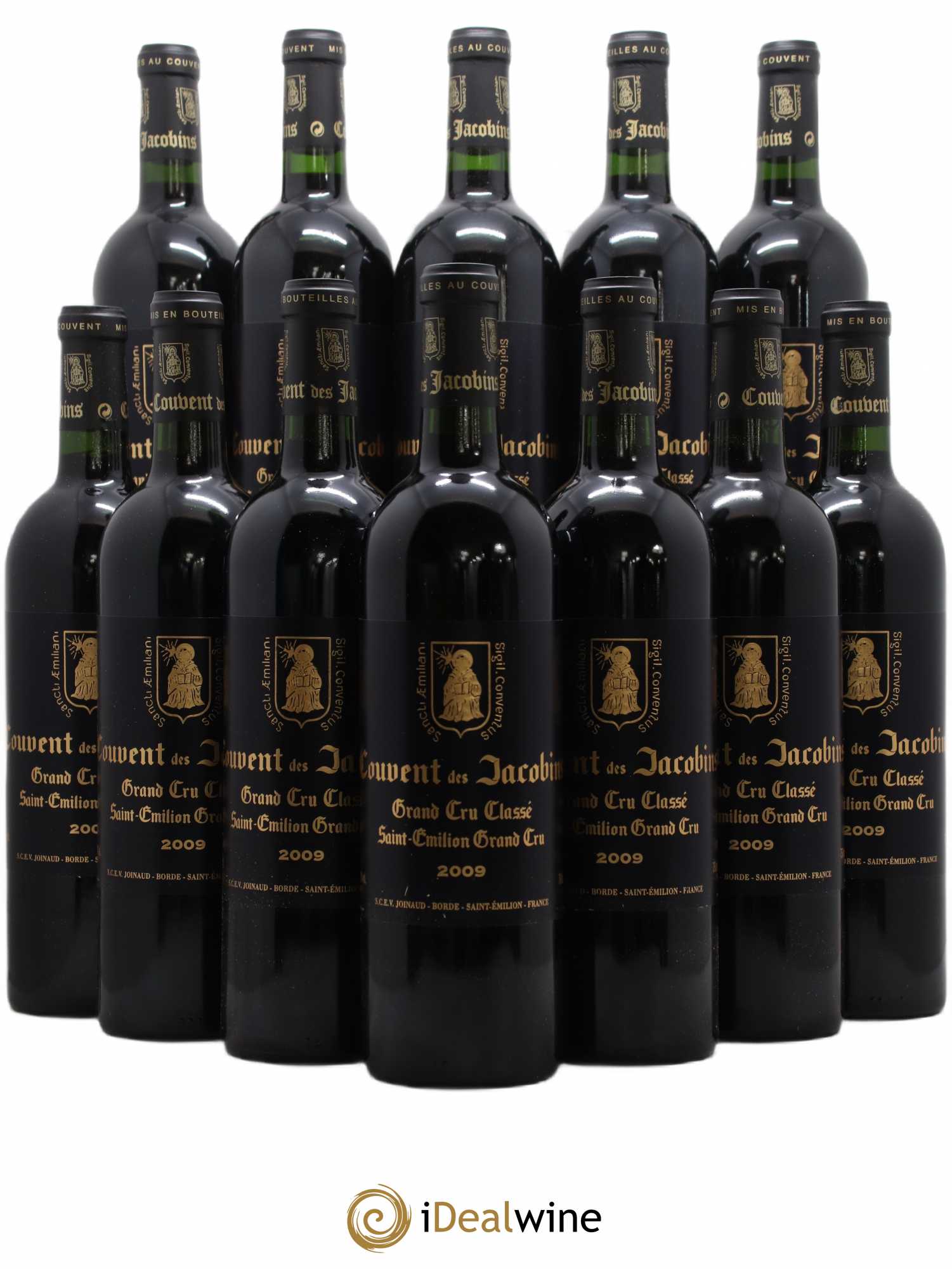 Château Couvent des Jacobins Grand Cru Classé 2009 - Lot de 12 bouteilles - 0