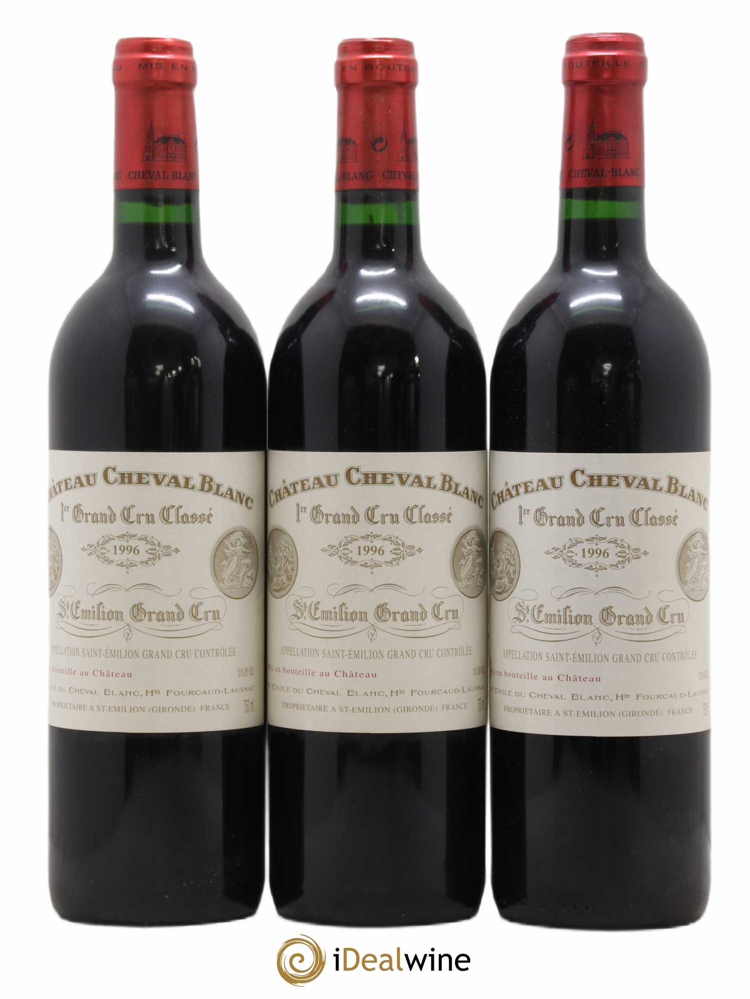 Château Cheval Blanc 1er Grand Cru Classé A 1996 - Lot de 6 bouteilles - 2