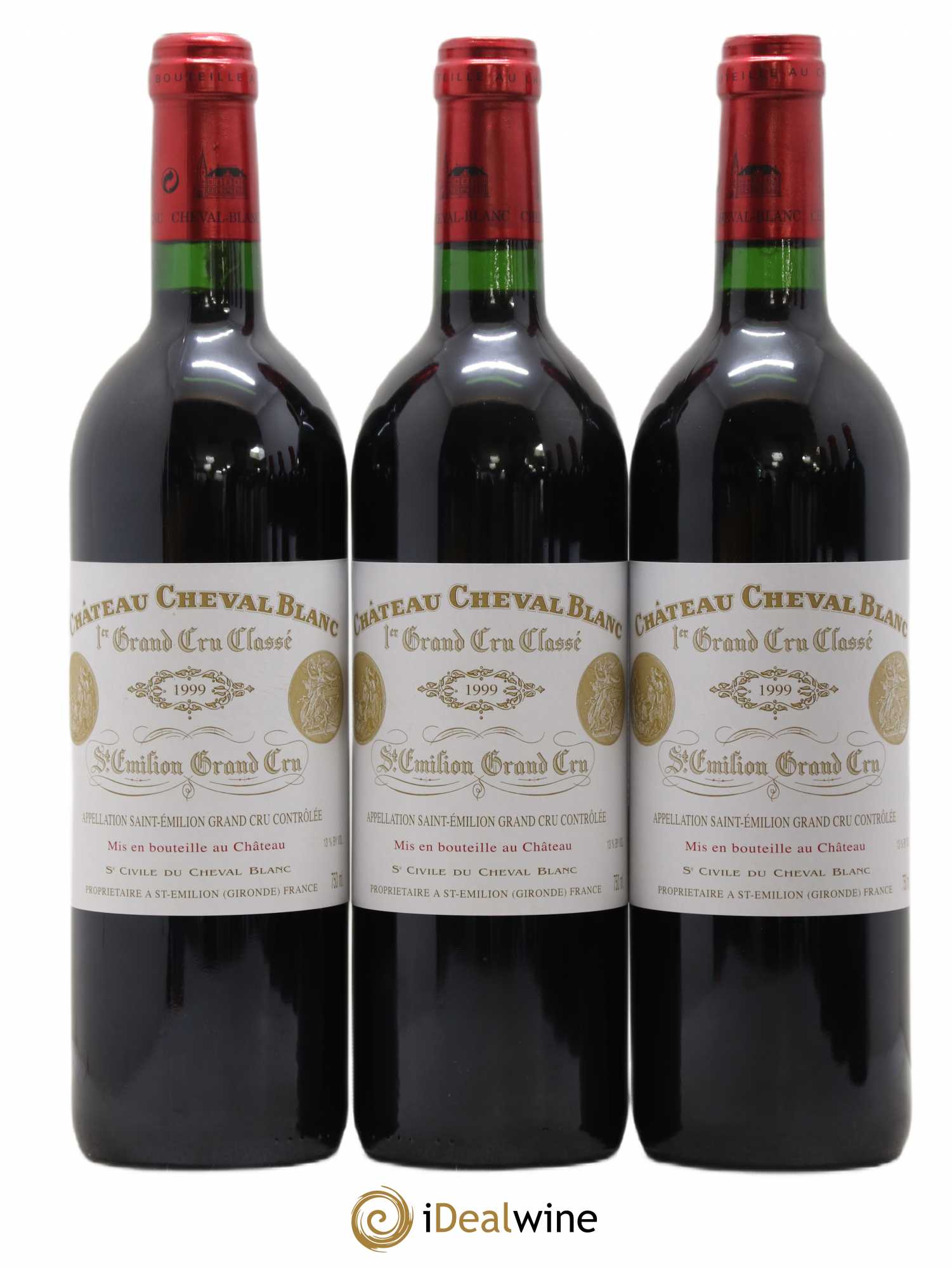 Château Cheval Blanc 1er Grand Cru Classé A 1999 - Lot de 12 bouteilles - 2