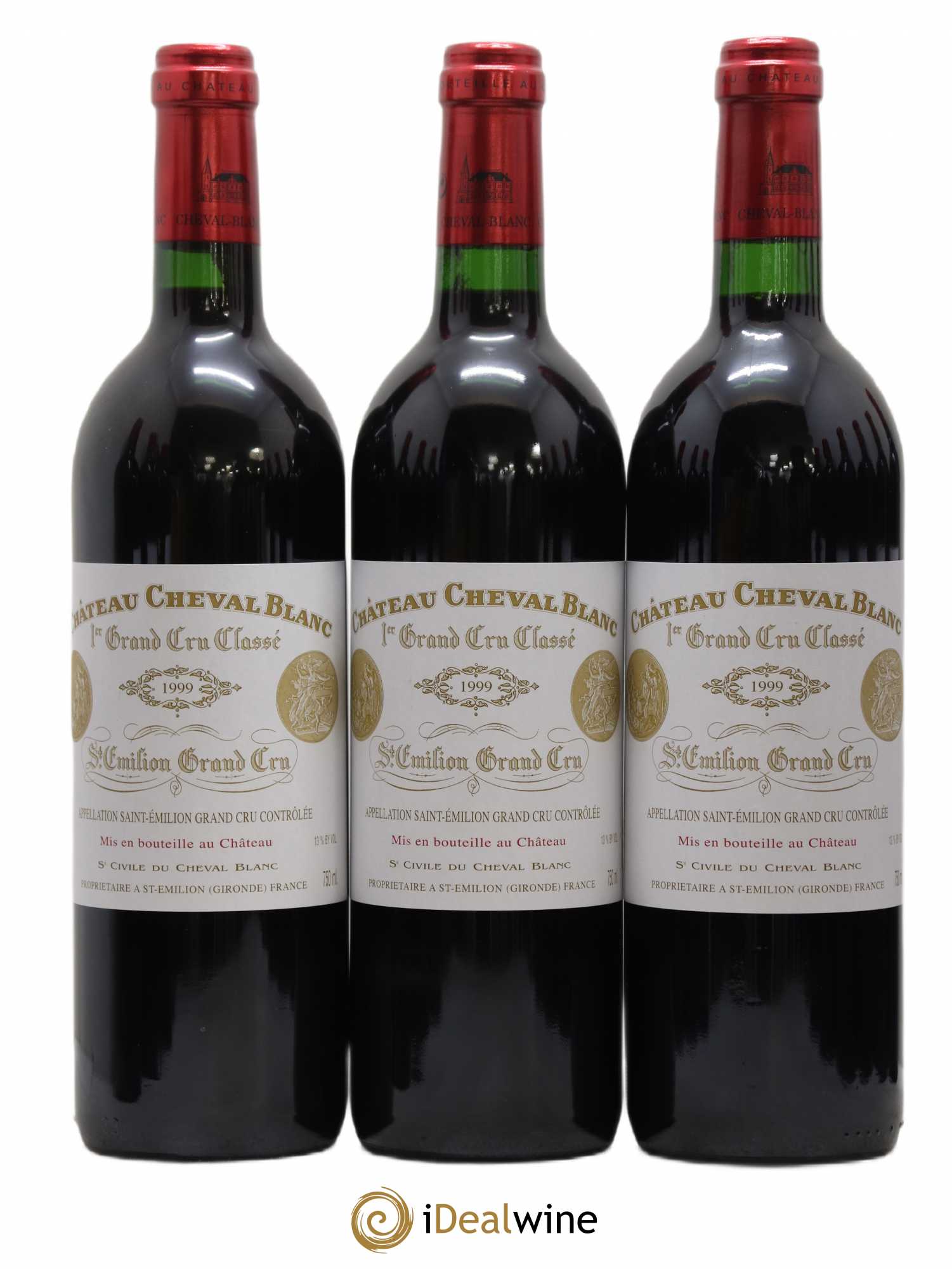 Château Cheval Blanc 1er Grand Cru Classé A 1999 - Lot de 12 bouteilles - 4