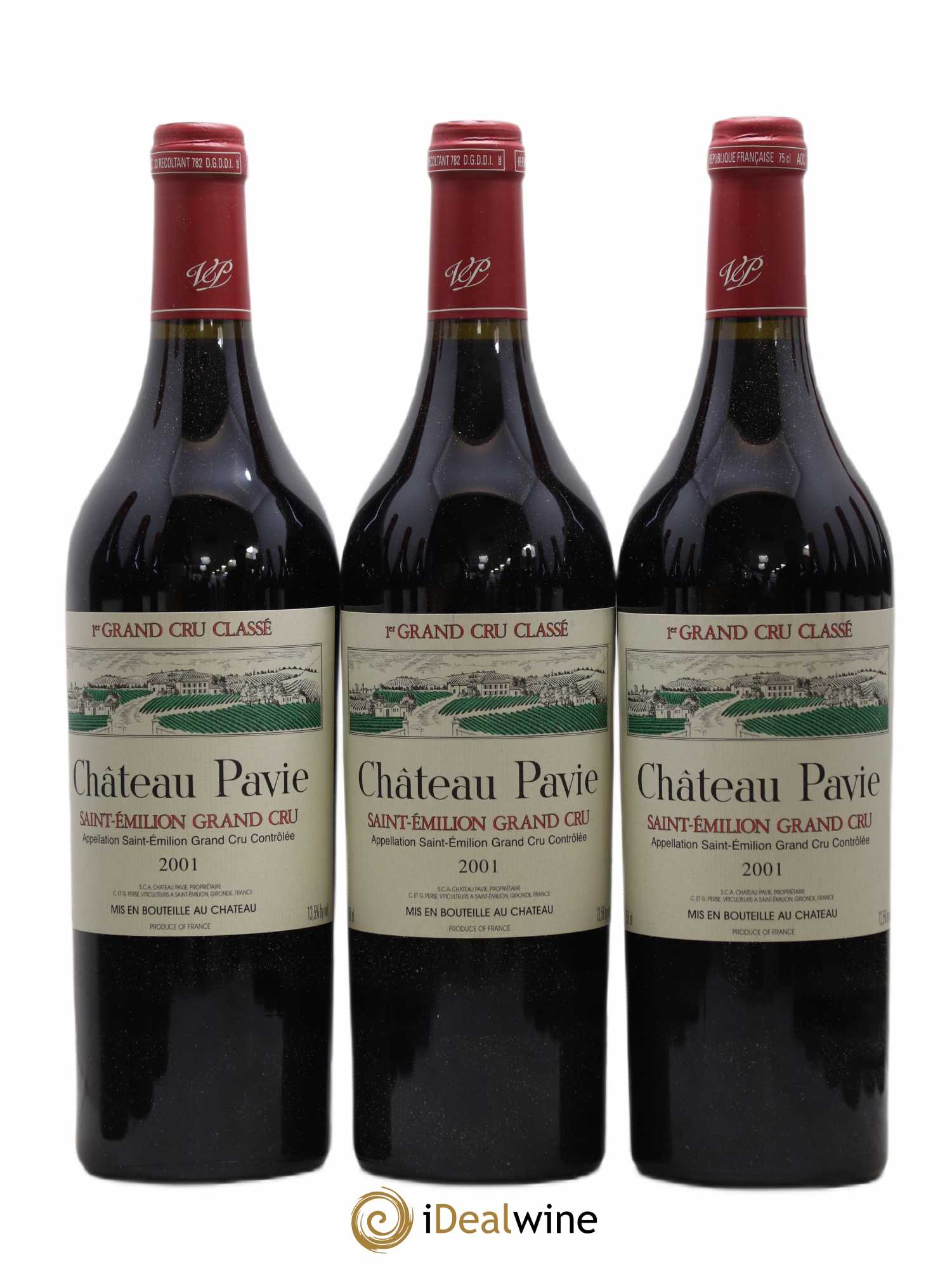 Château Pavie 1er Grand Cru Classé A 2001 - Lot de 12 bouteilles - 4