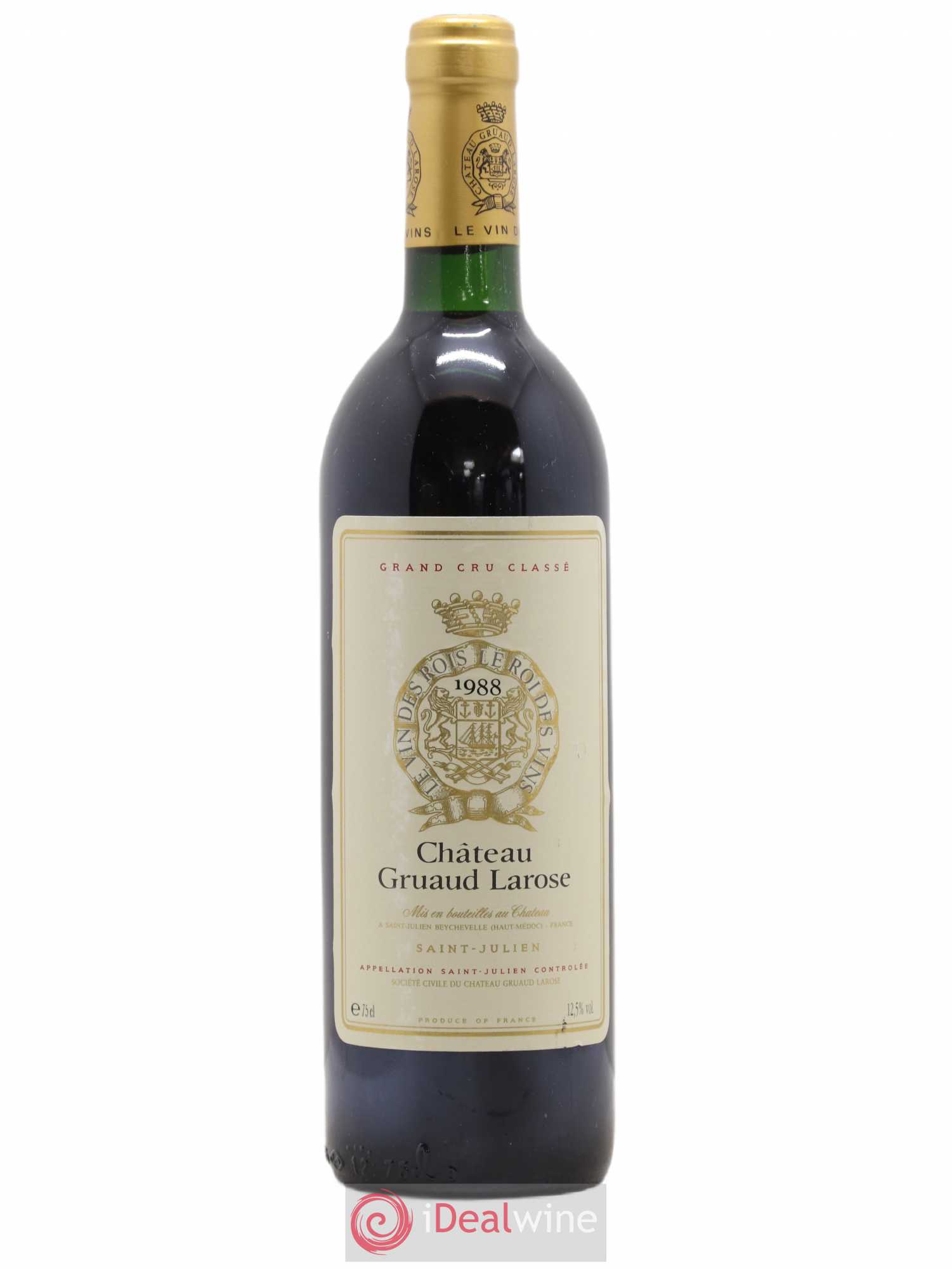Château Gruaud Larose 2ème Grand Cru Classé 1988 - Lot de 1 bouteille - 0