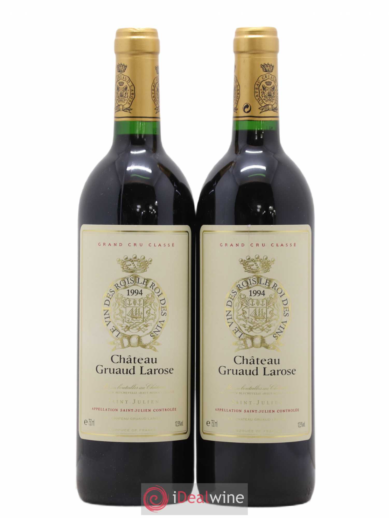 Château Gruaud Larose 2ème Grand Cru Classé 1994 - Lot de 2 bouteilles - 0