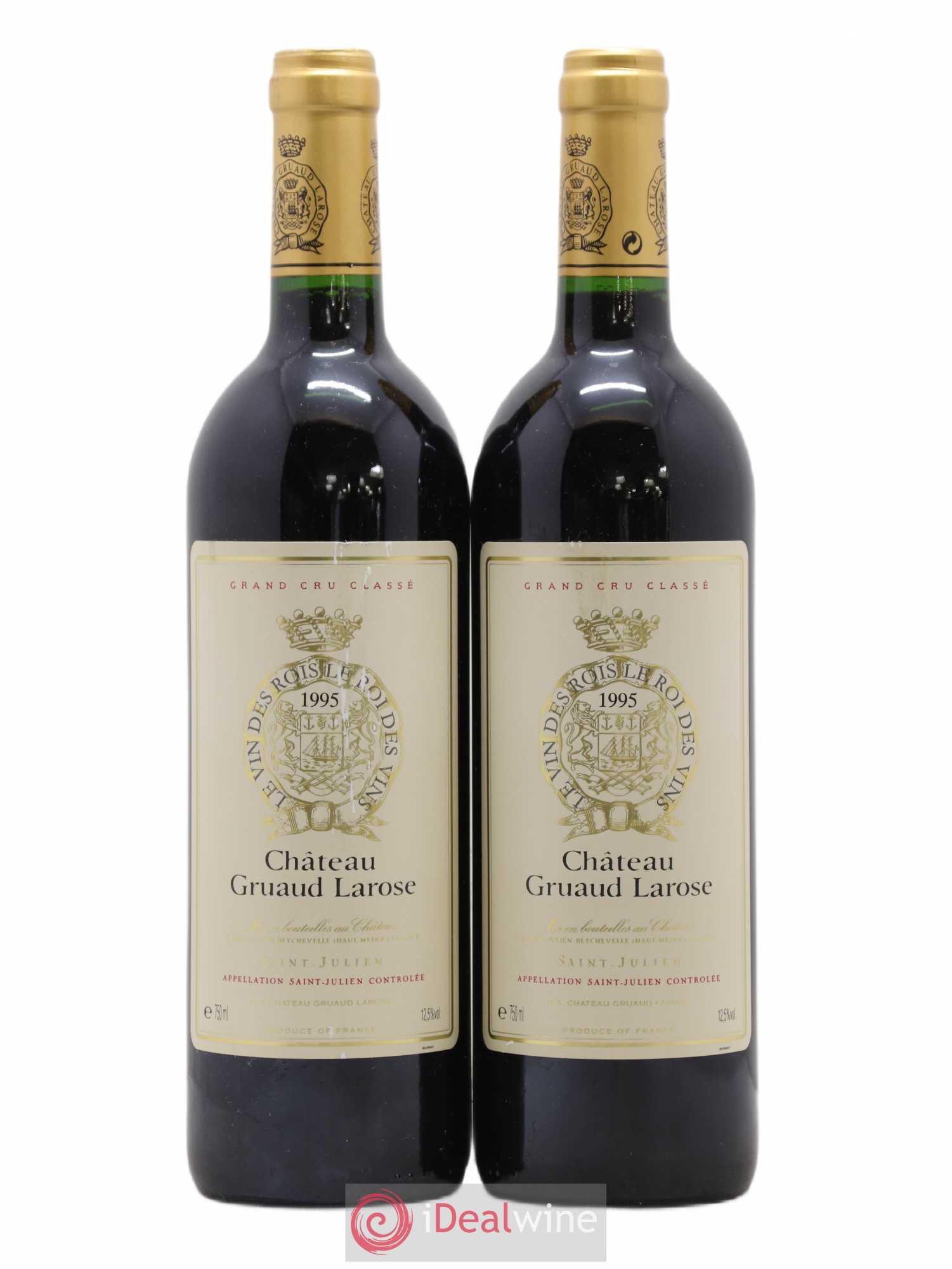 Château Gruaud Larose 2ème Grand Cru Classé 1995 - Lot de 2 bouteilles - 0