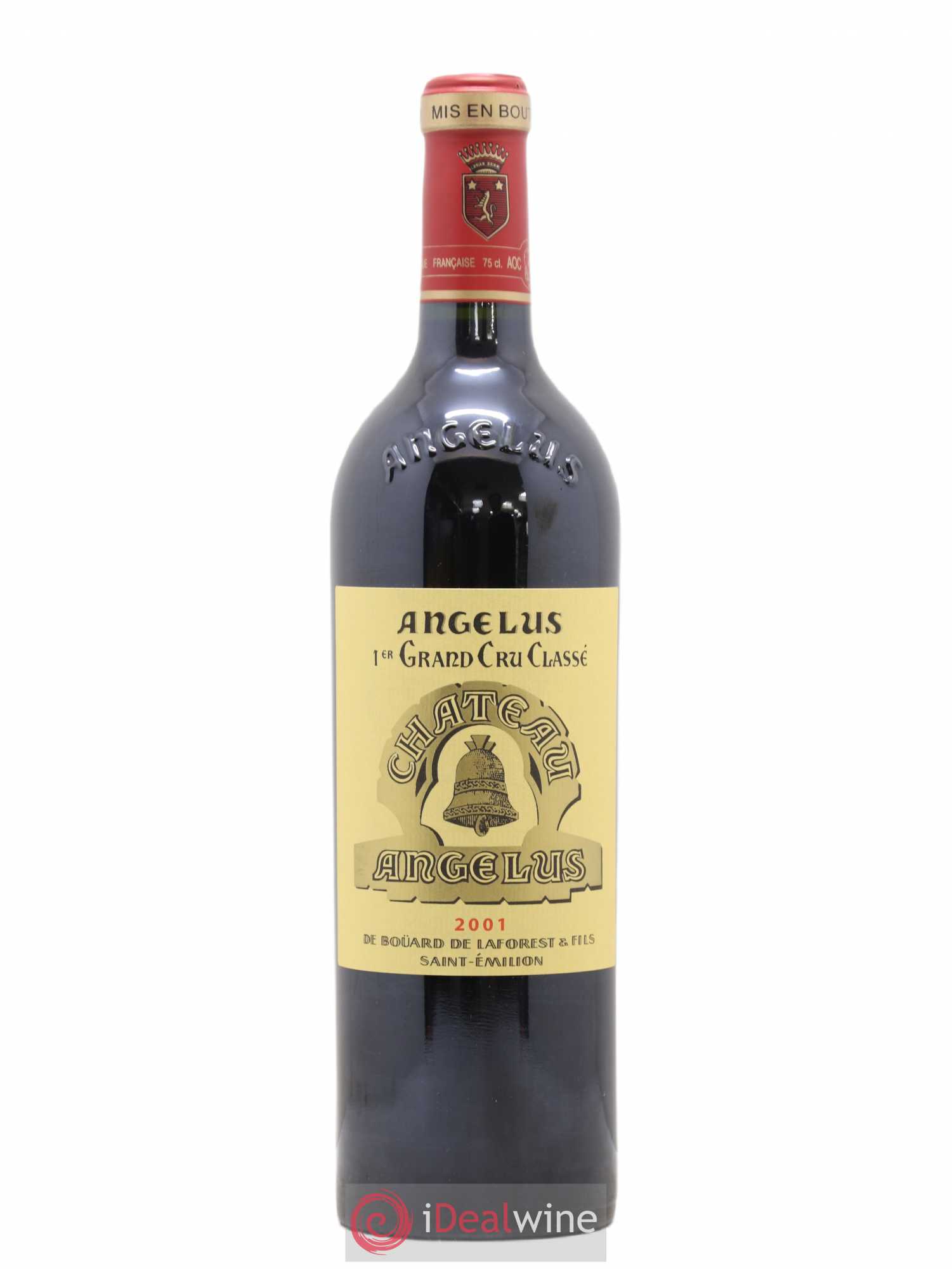 Château Angélus 1er Grand Cru Classé A 2001 - Lot de 1 bouteille - 0
