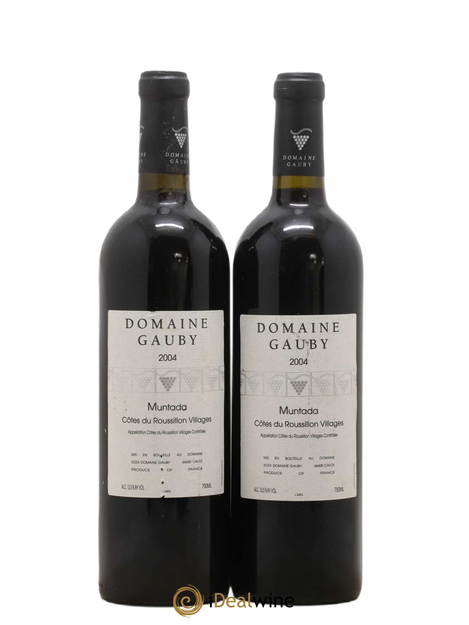 Côtes Catalanes (anciennement Côtes du Roussillon Villages) La Muntada Gauby (Domaine) 2004 - Lot de 2 bouteilles - 0