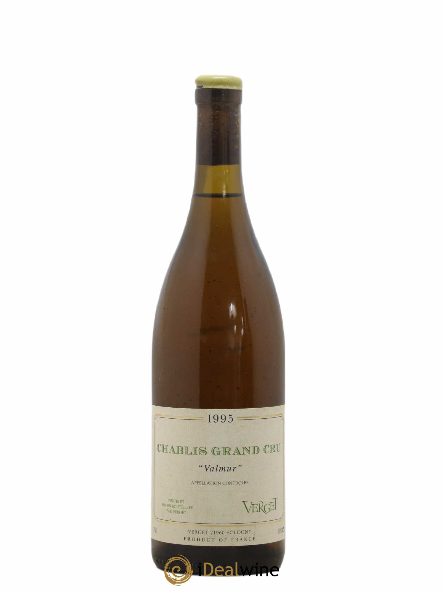 Chablis Grand Cru Valmur Verget 1995 - Lot de 1 bouteille - 0