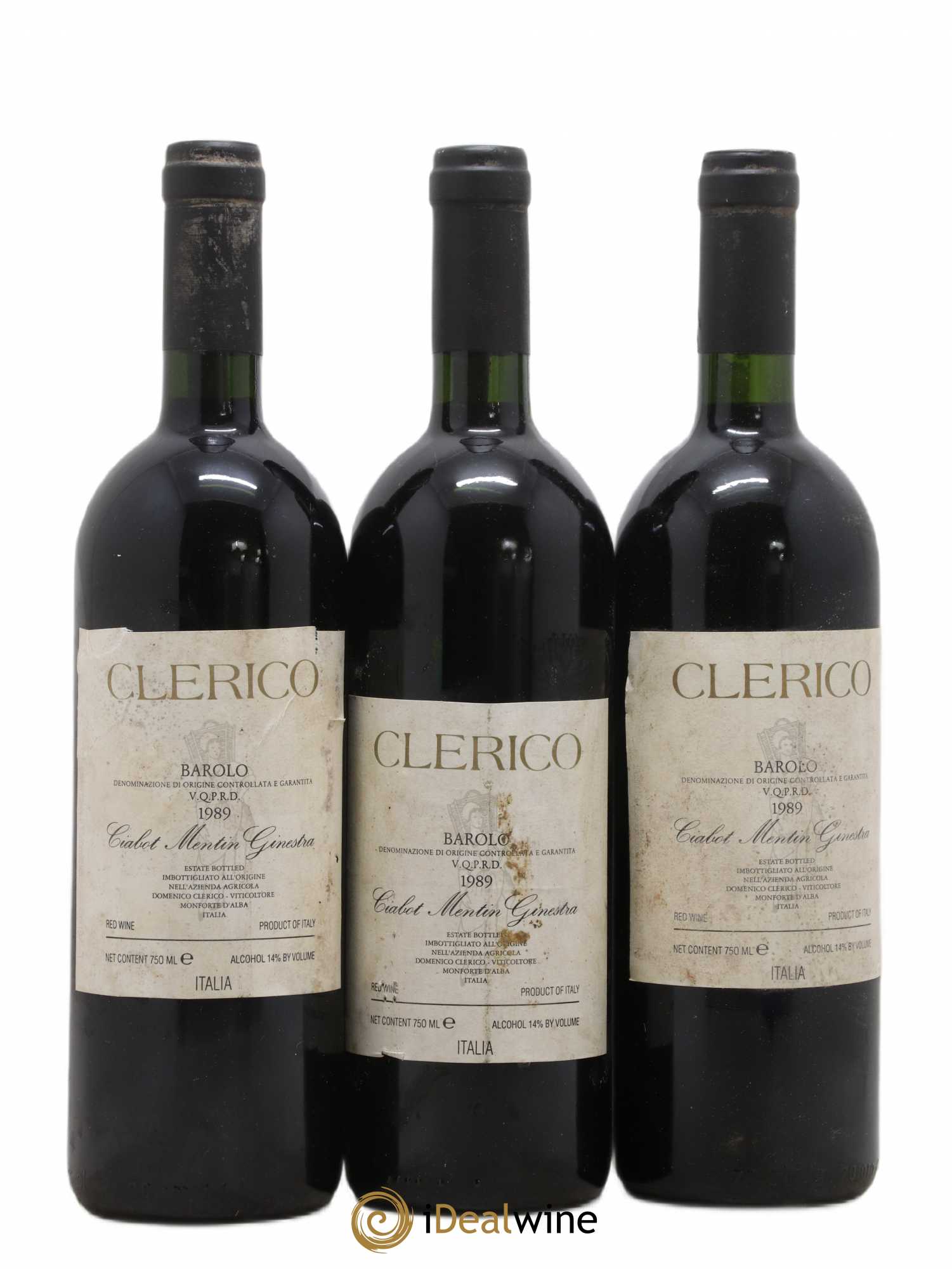 Barolo 1989 - Posten von 3 Flaschen - 0