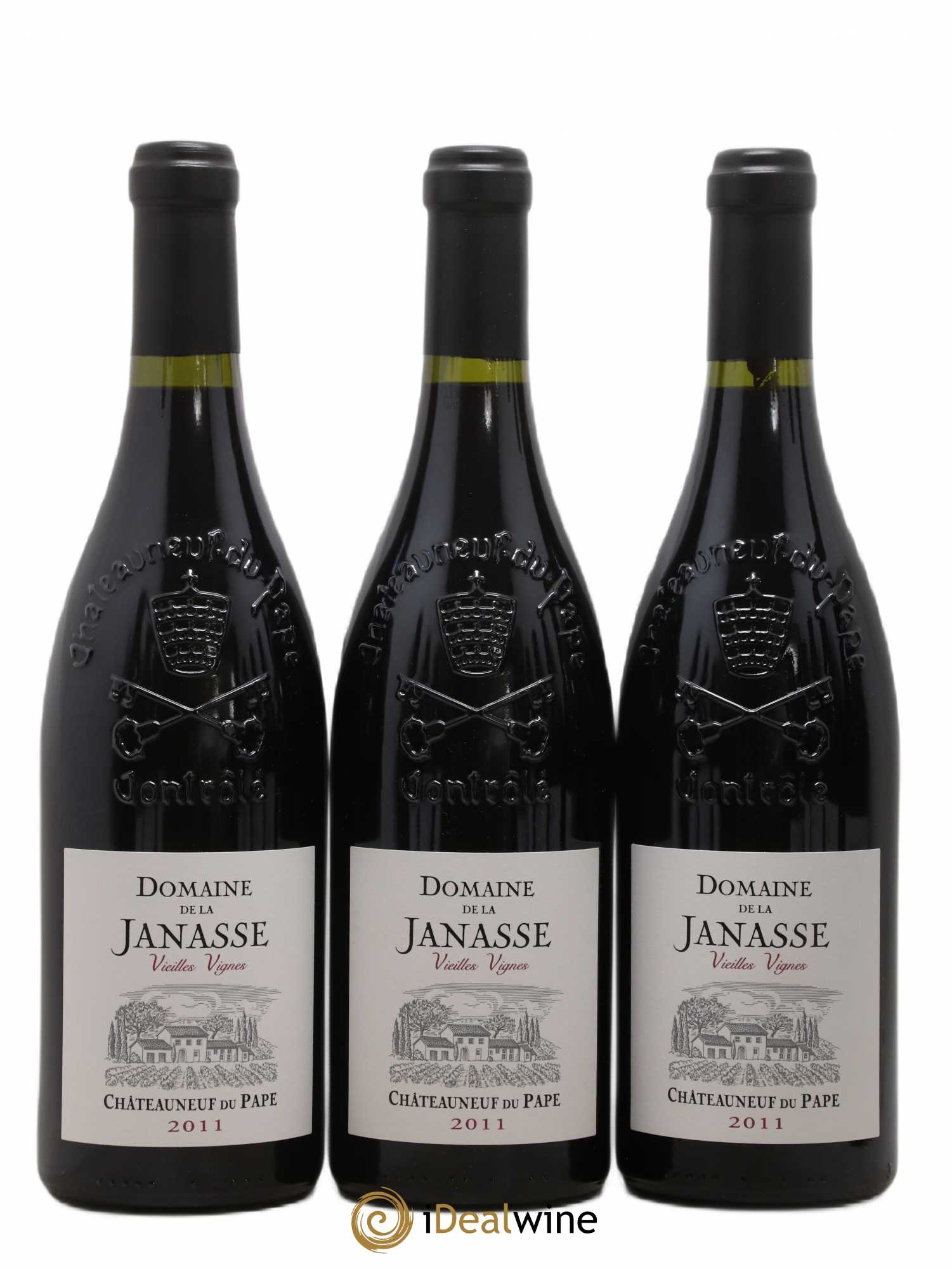 Châteauneuf-du-Pape Cuvée Vieilles Vignes La Janasse (Domaine de) 2011 - Lotto di 12 bottiglie - 4