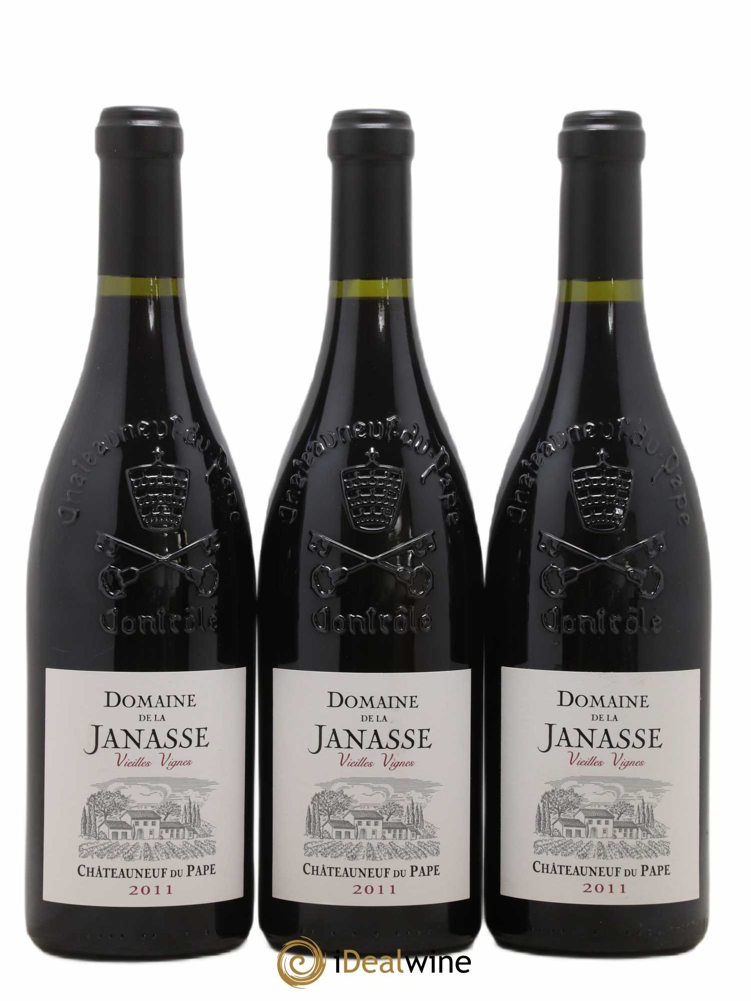 Châteauneuf-du-Pape Cuvée Vieilles Vignes La Janasse (Domaine de) 2011 - Lot de 3 bouteilles - 0