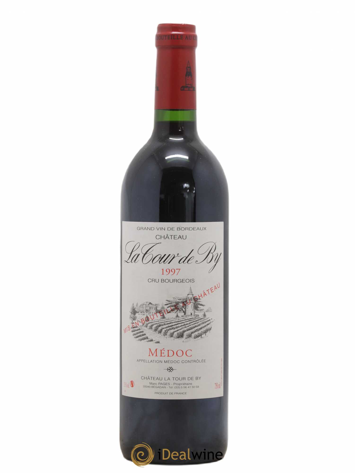 Château La Tour de By Cru Bourgeois 1997 - Lot de 1 bouteille - 0