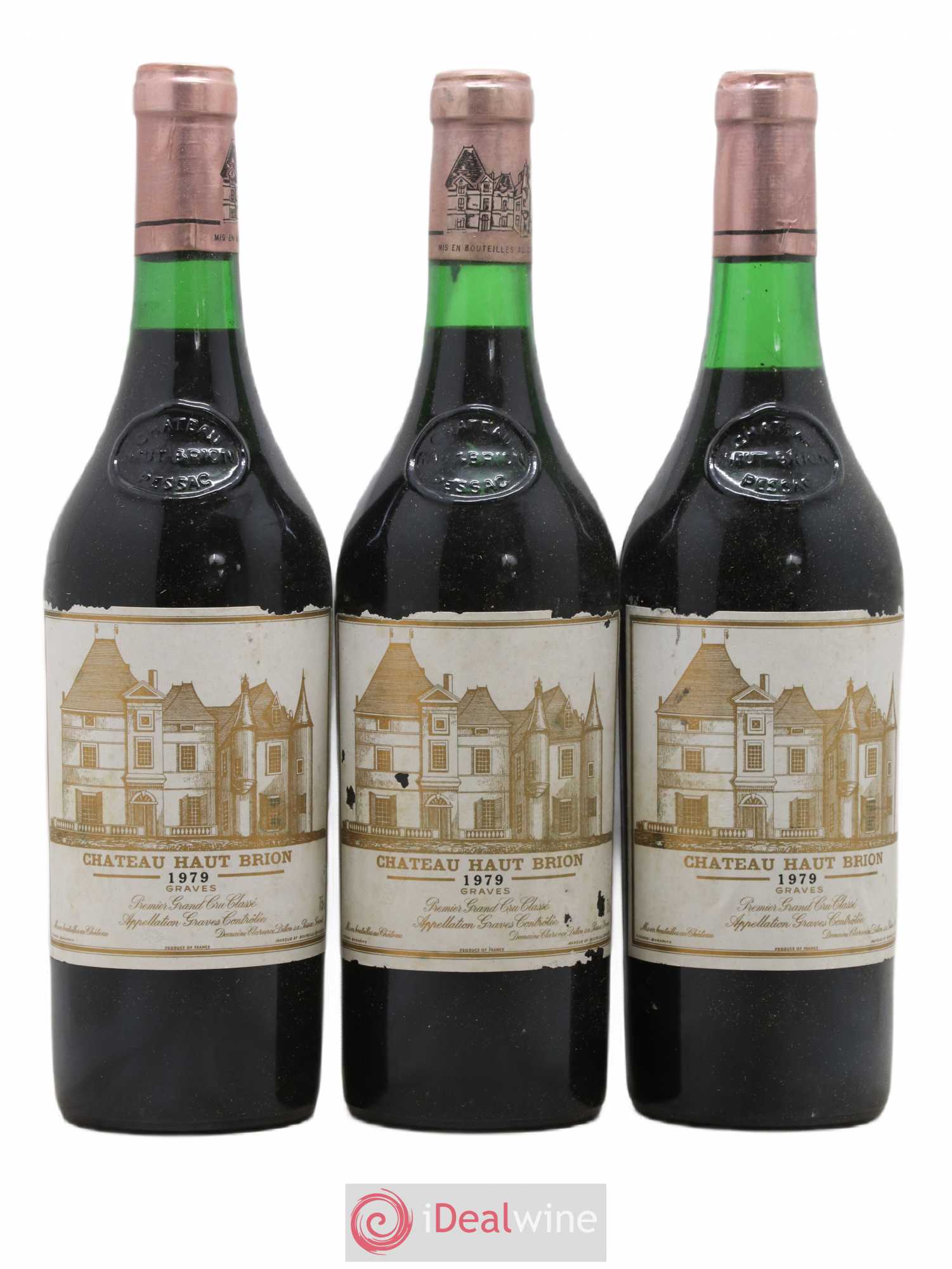 Château Haut Brion 1er Grand Cru Classé 1979 - Lot de 12 bouteilles - 2