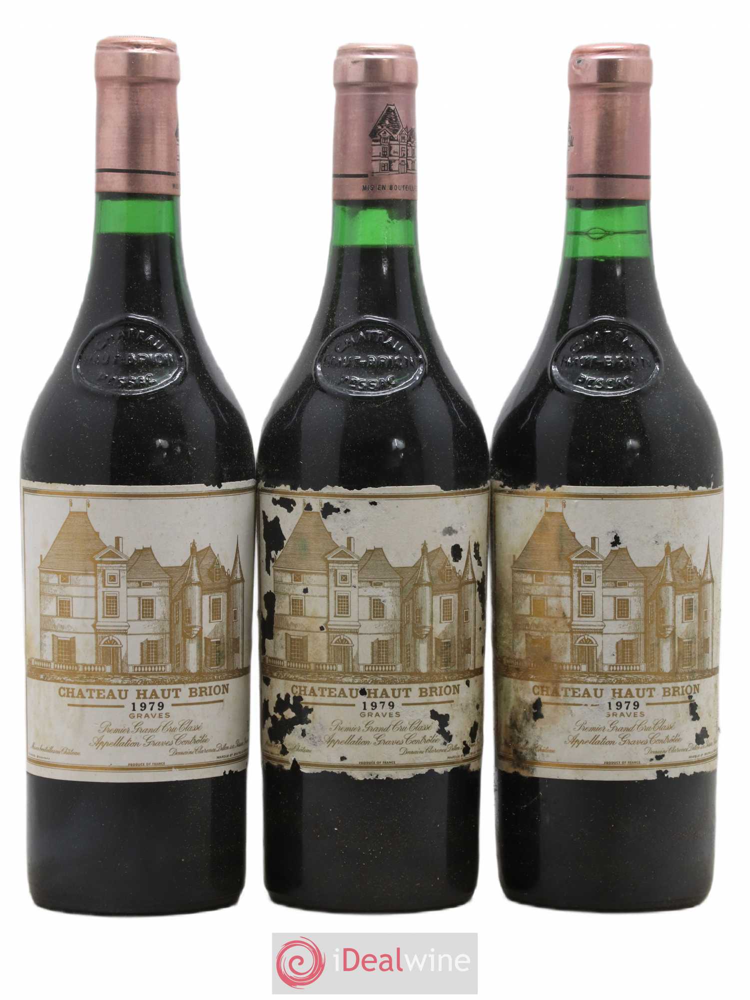 Château Haut Brion 1er Grand Cru Classé 1979 - Lot de 12 bouteilles - 3
