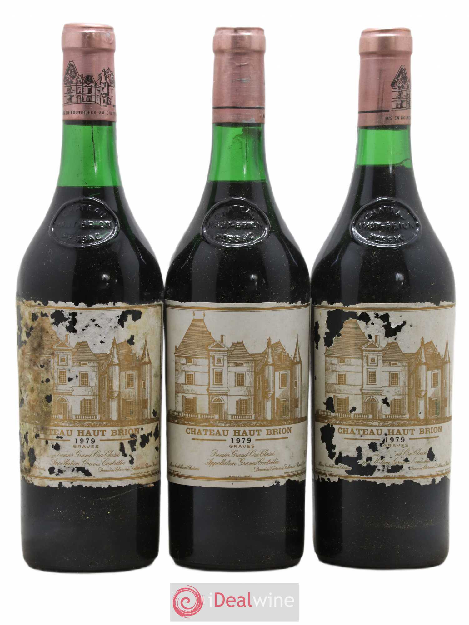 Château Haut Brion 1er Grand Cru Classé 1979 - Lot de 12 bouteilles - 4