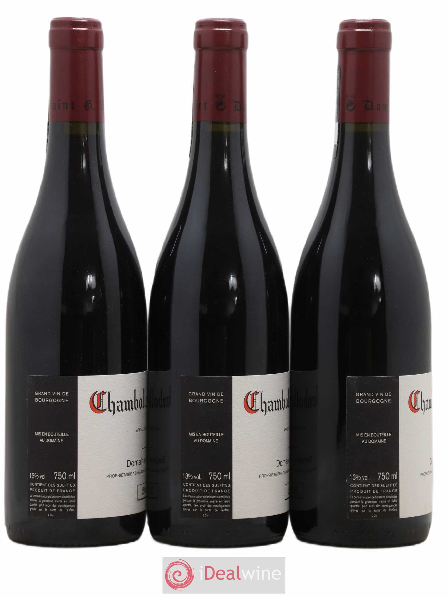 Chambolle-Musigny Georges Roumier (Domaine) 2012 - Posten von 3 Flaschen - 1