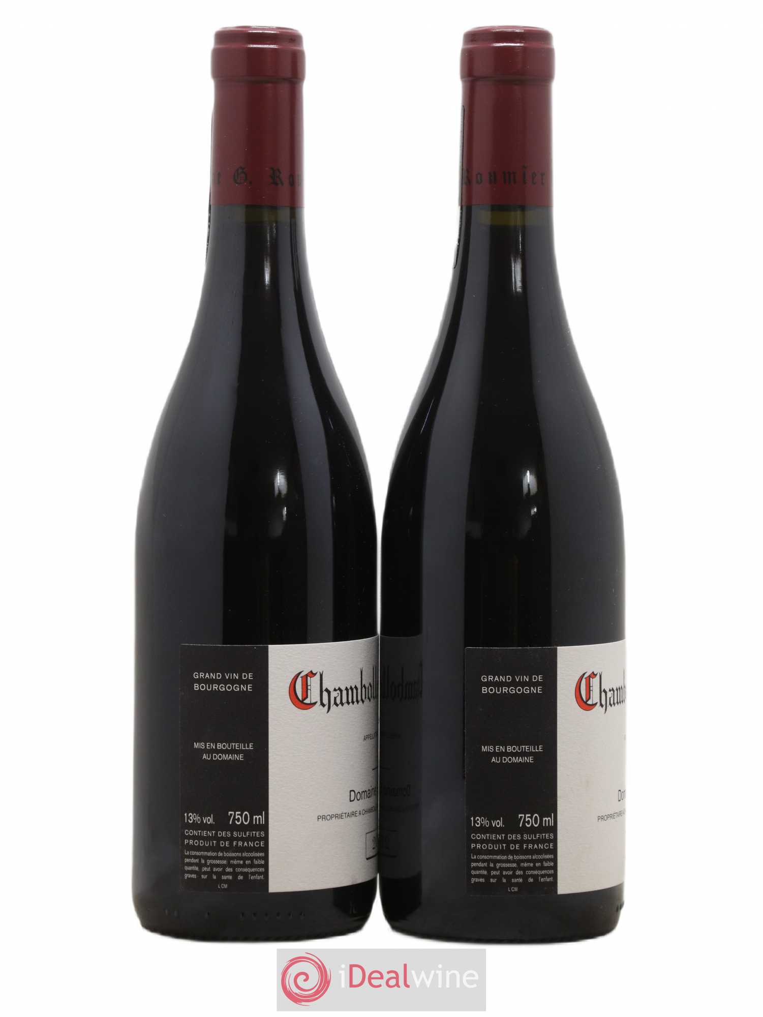 Chambolle-Musigny Georges Roumier (Domaine) 2012 - Lot of 2 bottles - 1
