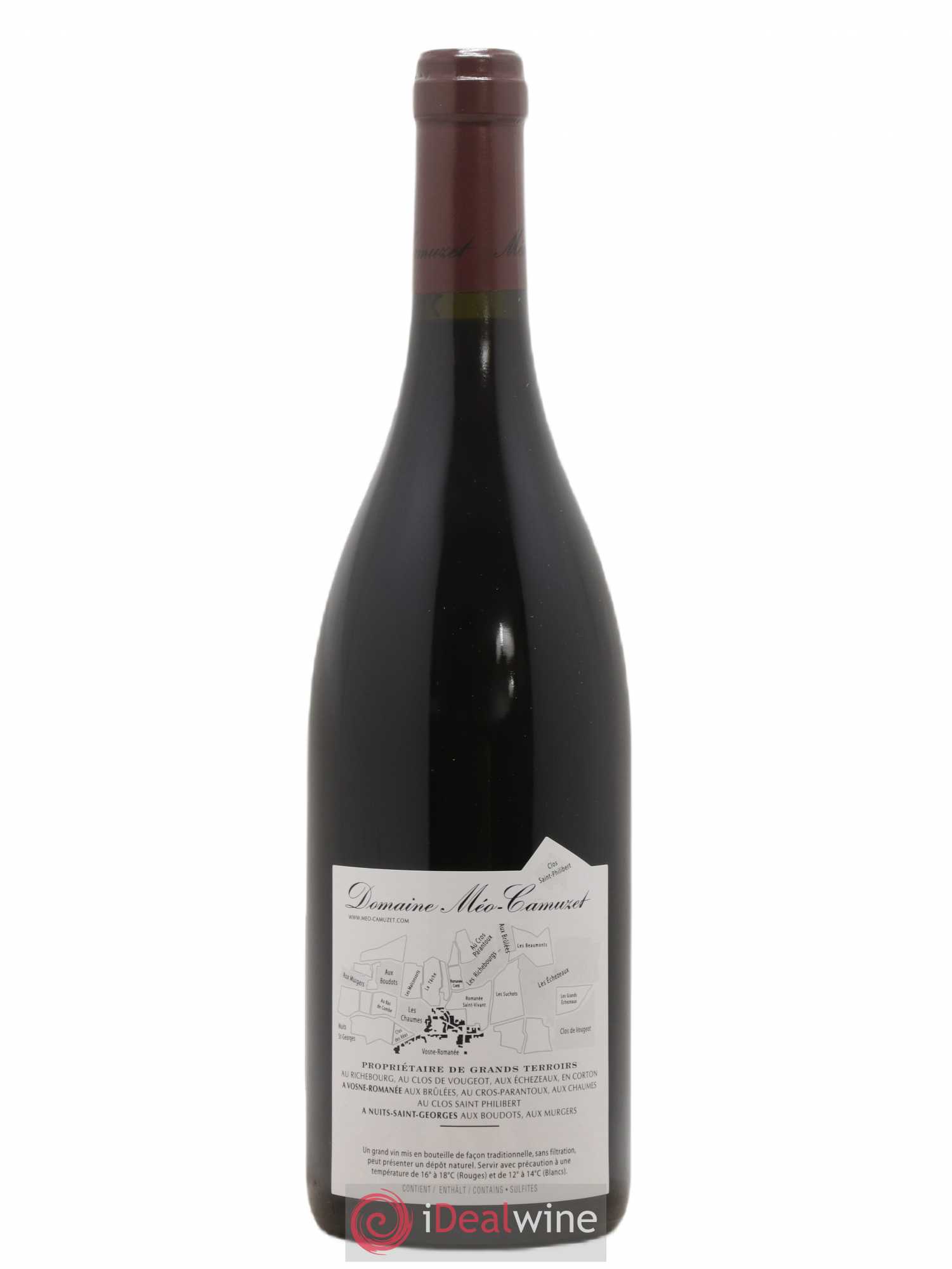 Clos de Vougeot Grand Cru Près le Cellier Méo-Camuzet (Domaine) 2009 - Lot de 1 bouteille - 1