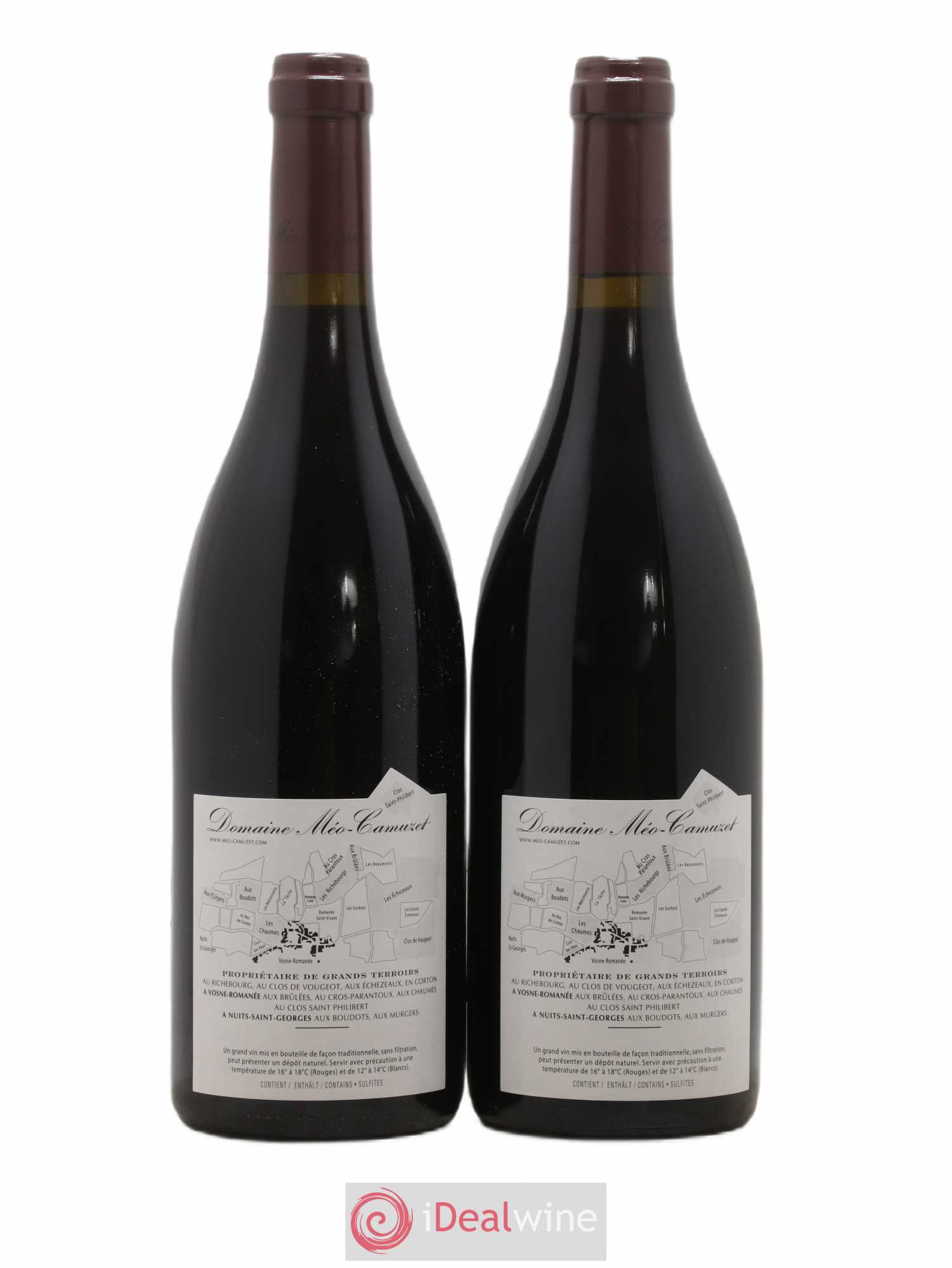 Clos de Vougeot Grand Cru Méo-Camuzet (Domaine) 2012 - Lot de 2 bouteilles - 1