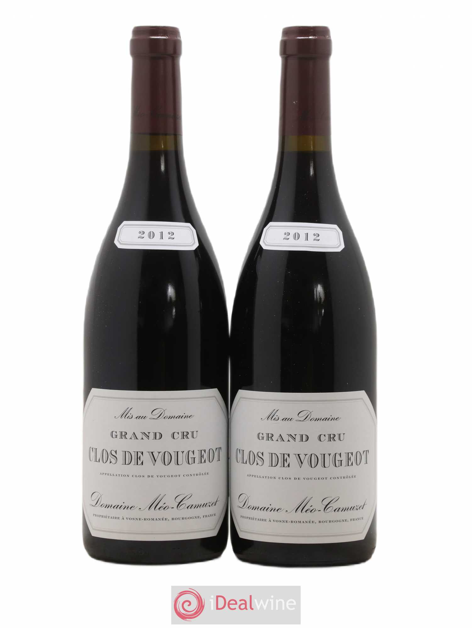 Clos de Vougeot Grand Cru Méo-Camuzet (Domaine) 2012 - Lot de 2 bouteilles - 0