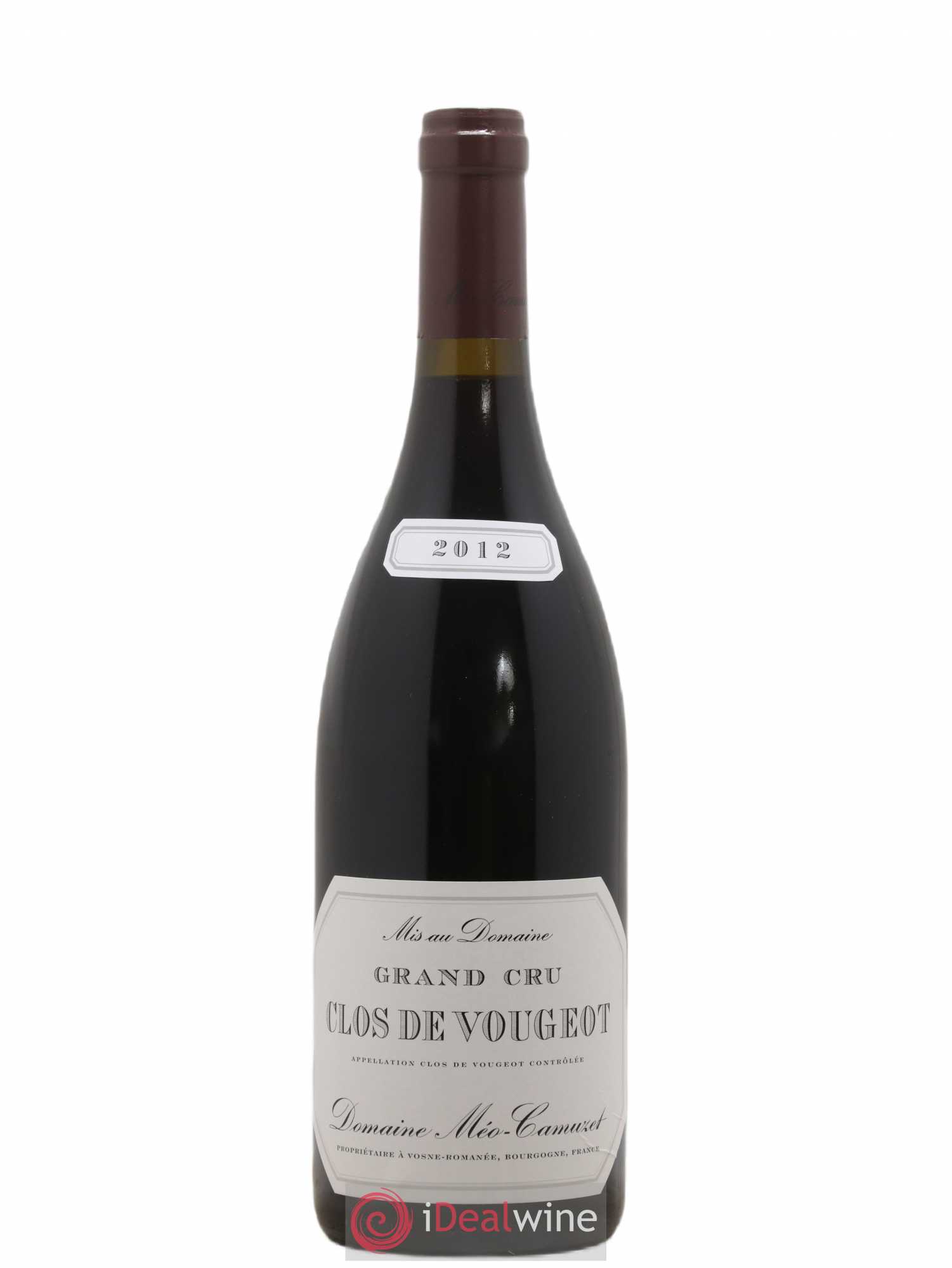 Clos de Vougeot Grand Cru Méo-Camuzet (Domaine) 2012 - Lot de 1 bouteille - 0