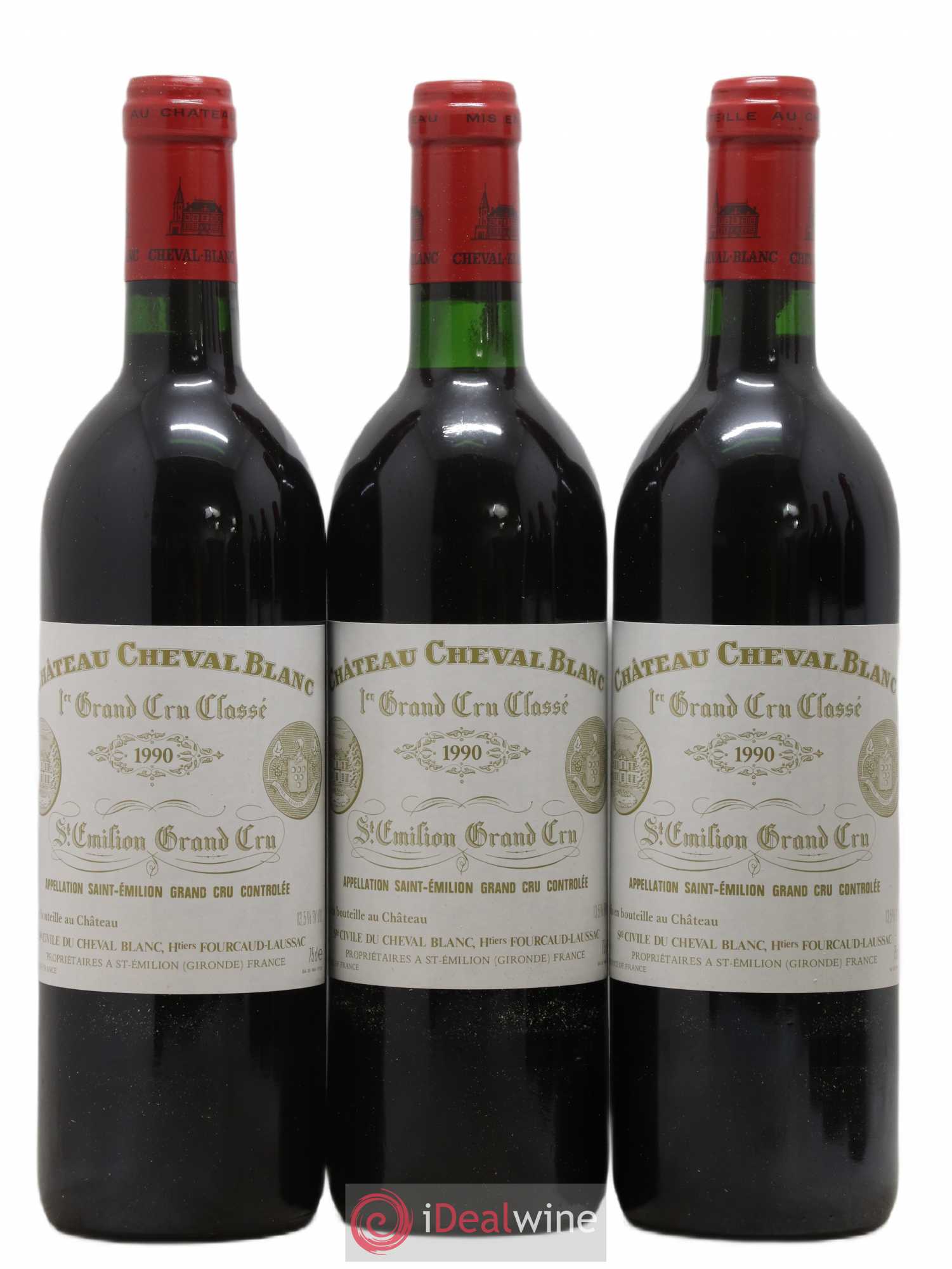 Château Cheval Blanc 1er Grand Cru Classé A 1990 - Lot de 12 bouteilles - 4