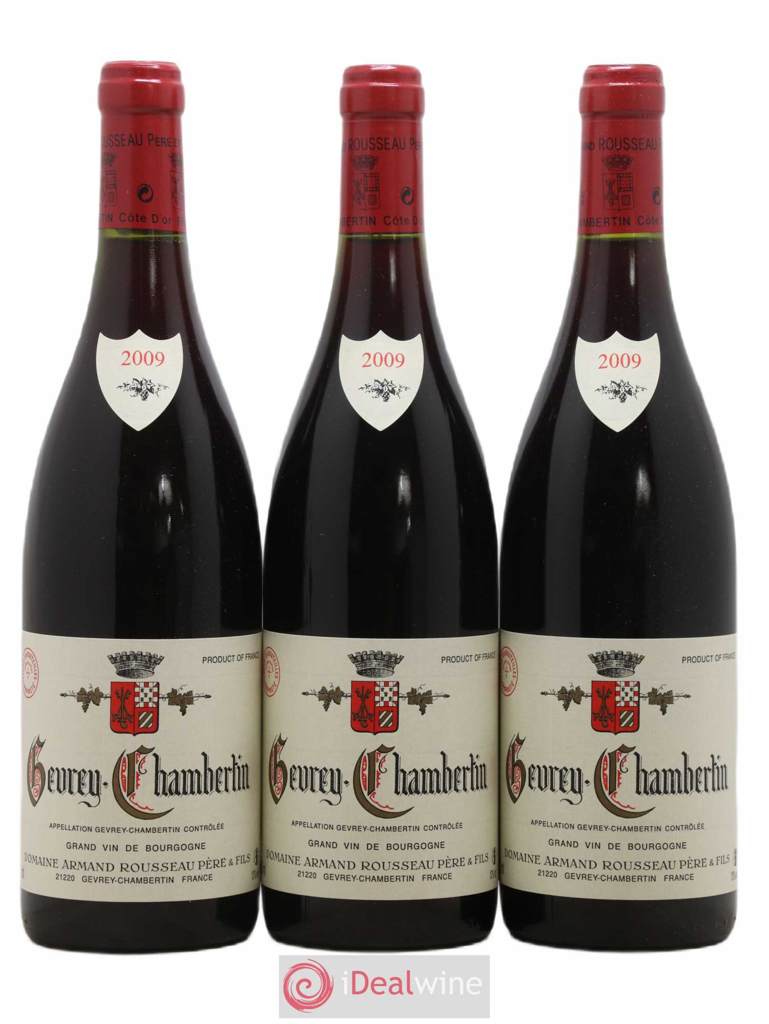 Gevrey-Chambertin Armand Rousseau (Domaine) 2009 - Lot de 3 bouteilles - 0