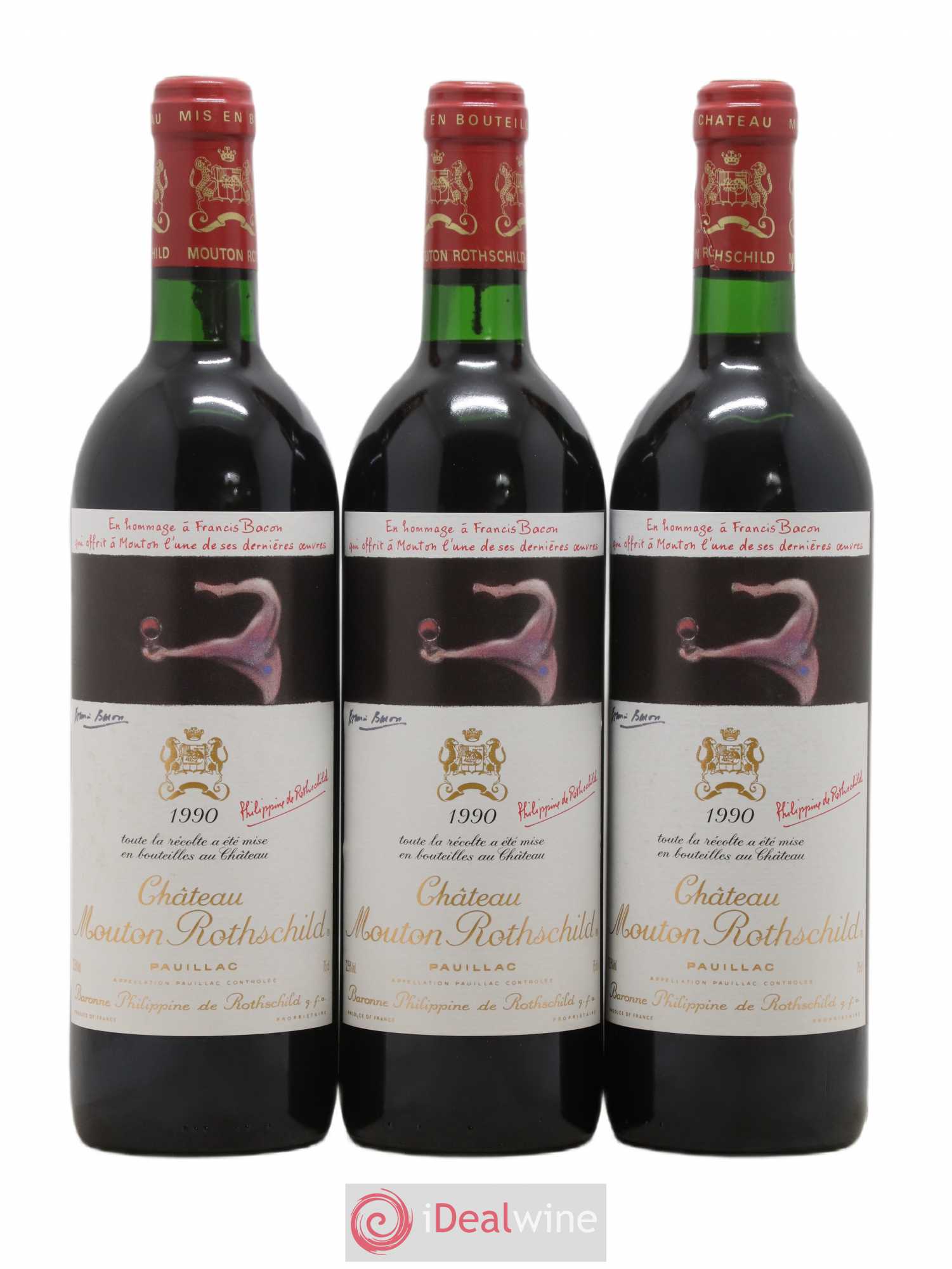 Château Mouton Rothschild 1er Grand Cru Classé 1990 - Lot de 12 bouteilles - 5