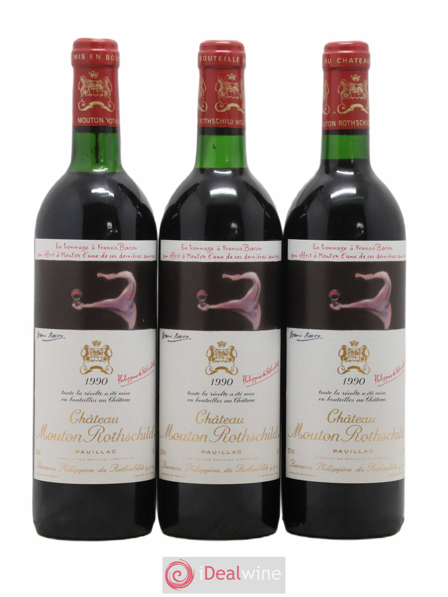 Château Mouton Rothschild 1er Grand Cru Classé 1990 - Lot de 12 bouteilles - 7