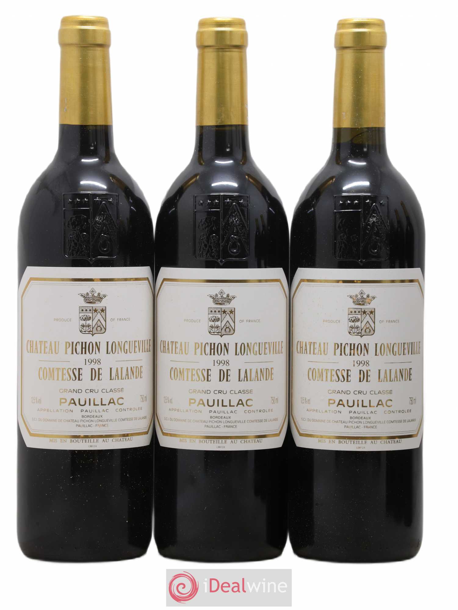 Château Pichon Longueville Comtesse de Lalande 2ème Grand Cru Classé 1998 - Lot de 12 bouteilles - 2