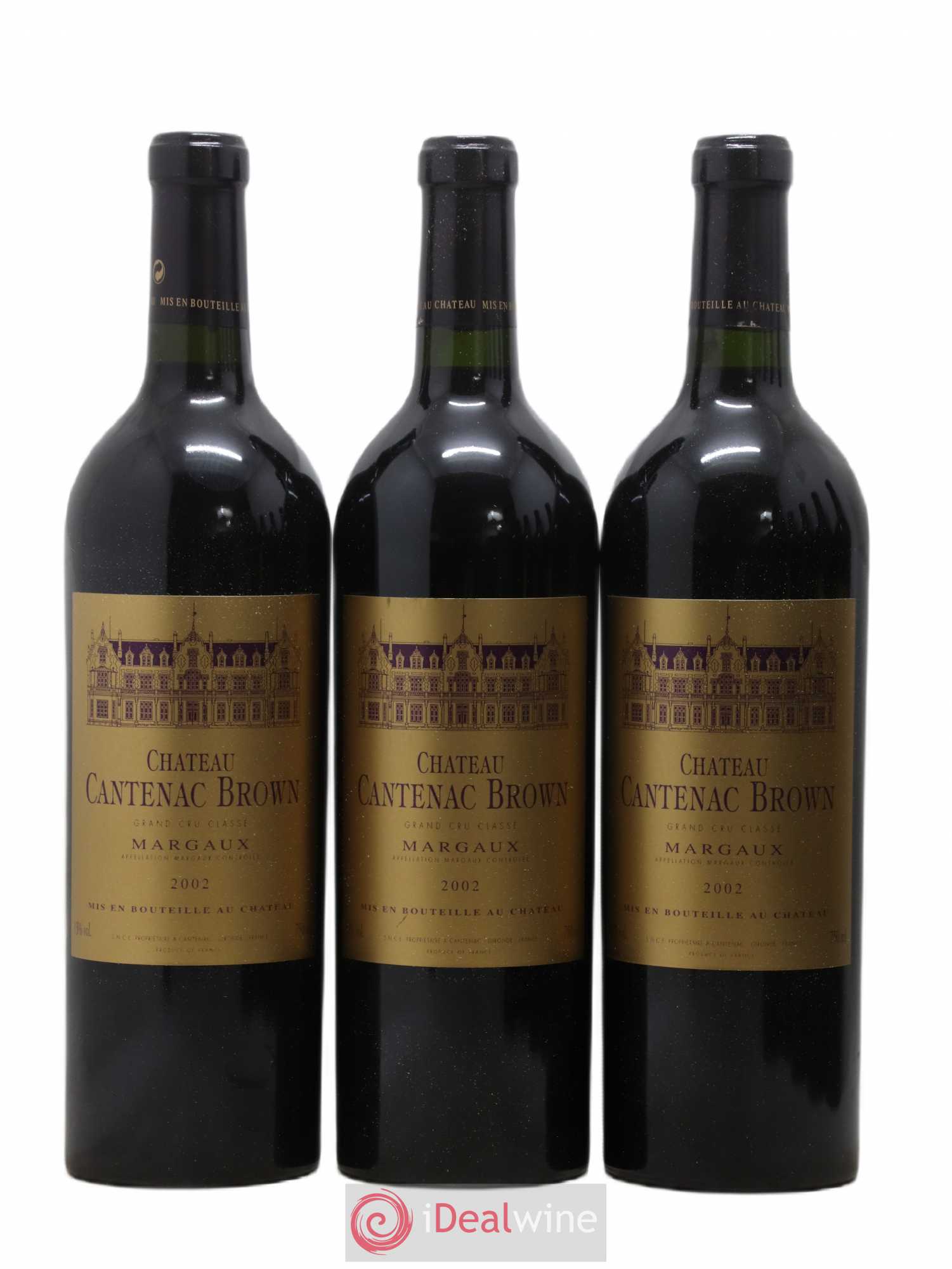 Château Cantenac Brown 3ème Grand Cru Classé 2002 - Lot de 12 bouteilles - 2