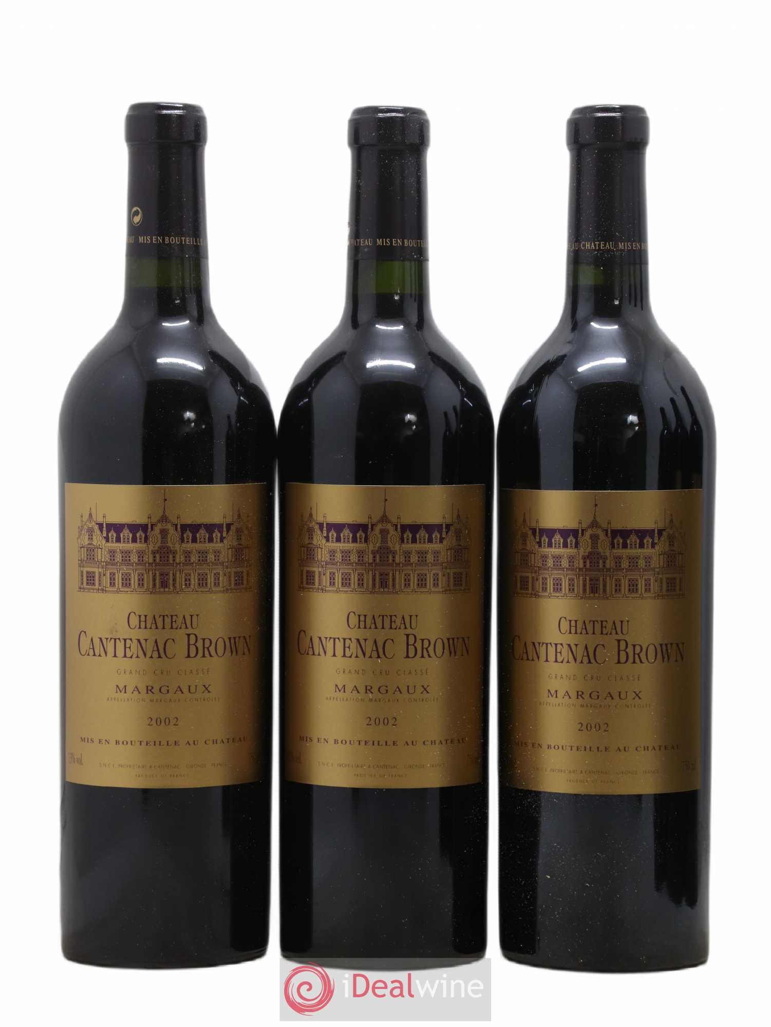 Château Cantenac Brown 3ème Grand Cru Classé 2002 - Lot de 12 bouteilles - 3