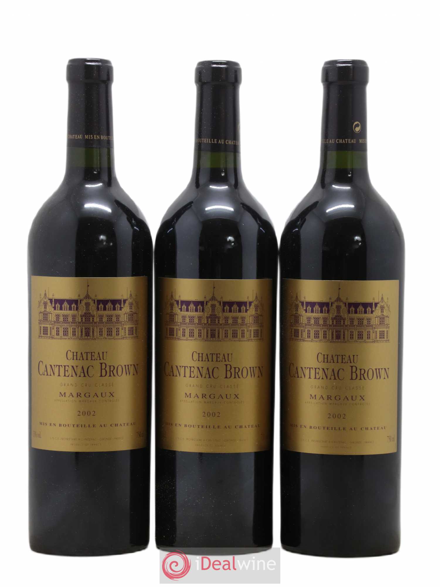 Château Cantenac Brown 3ème Grand Cru Classé 2002 - Lot de 12 bouteilles - 4