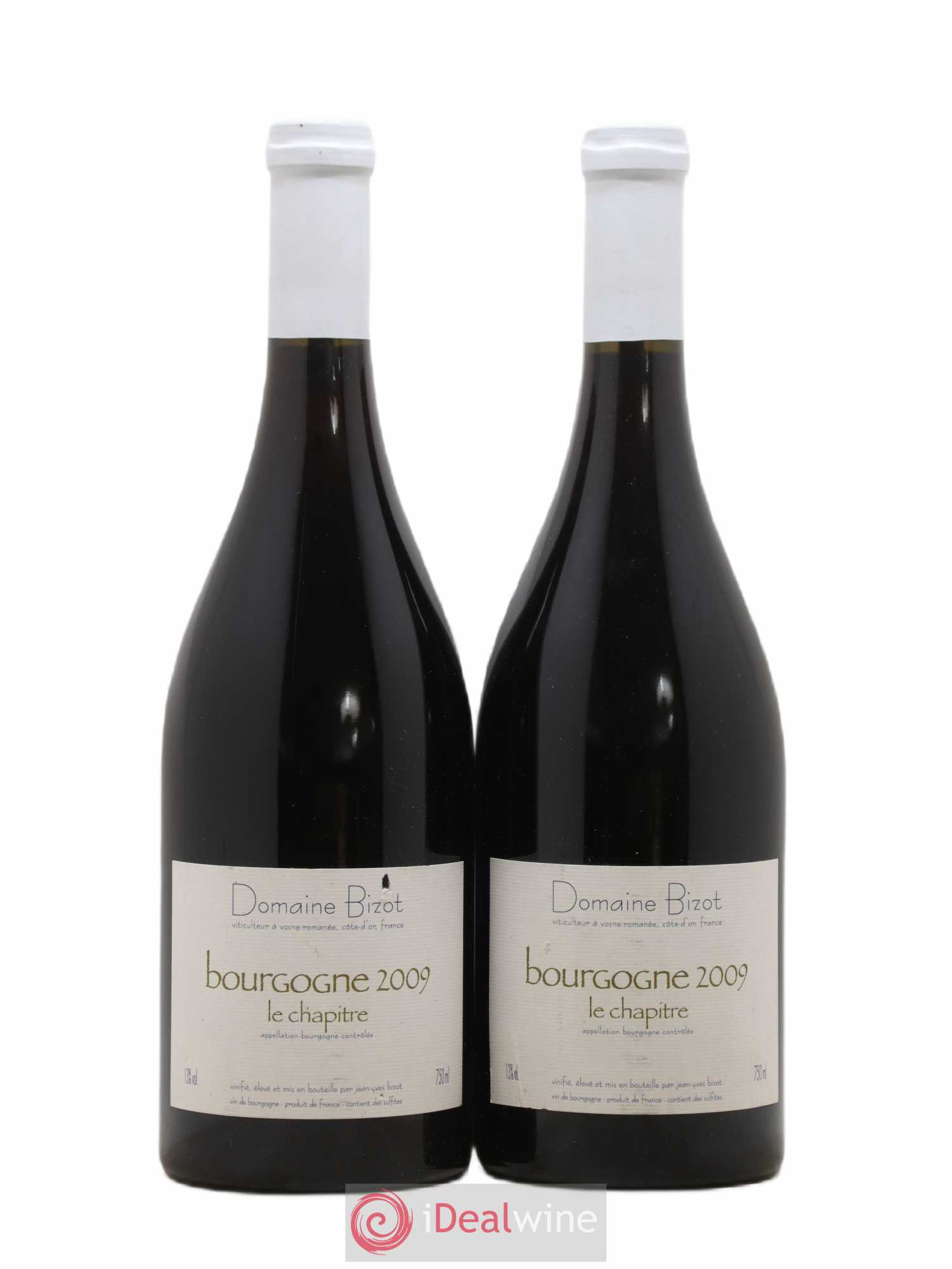 Bourgogne Le Chapitre Bizot (Domaine) 2009 - Lot de 2 bouteilles - 0