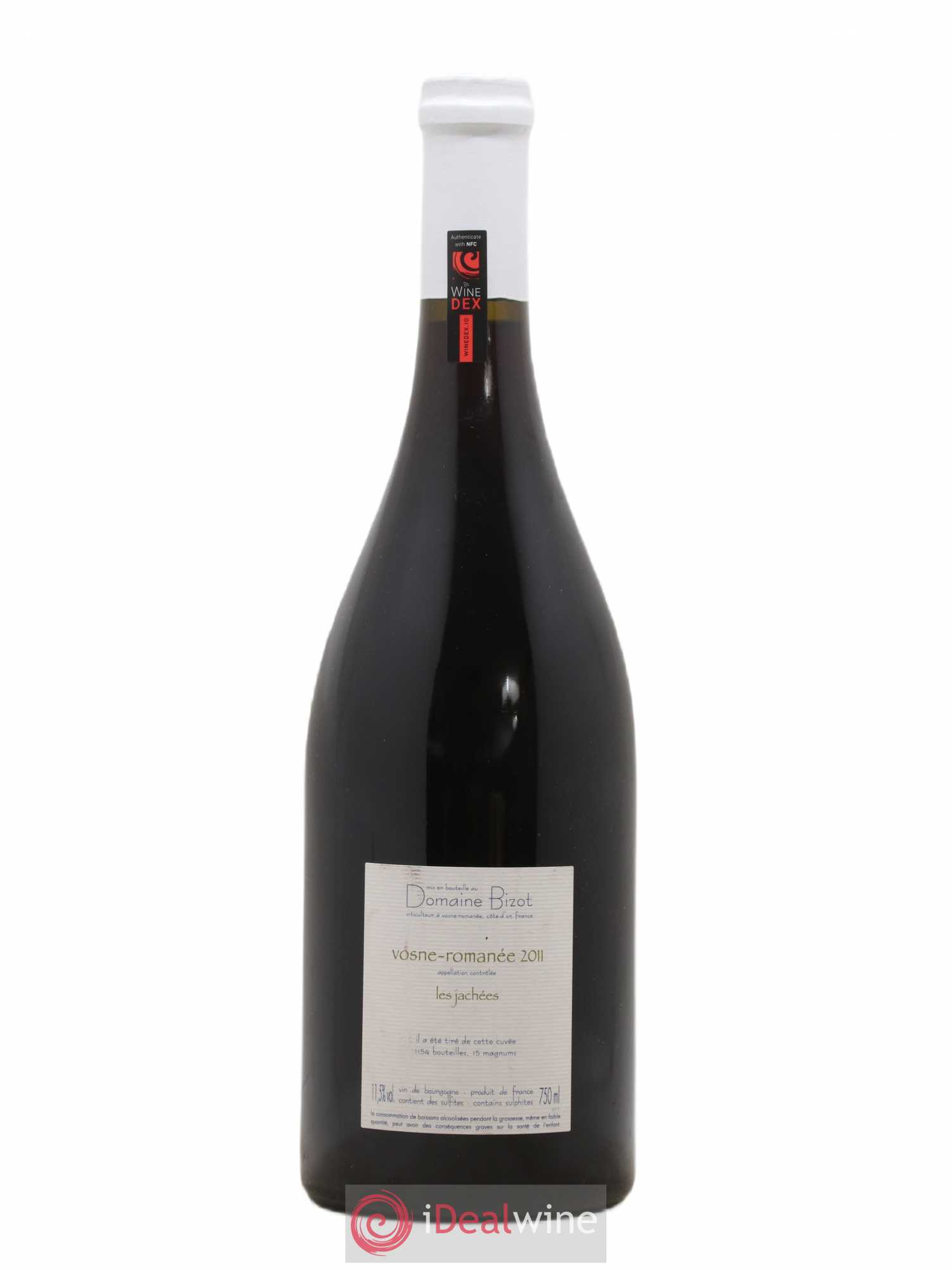 Vosne-Romanée Les Jachées Bizot (Domaine) 2011 - Lot de 1 bouteille - 1