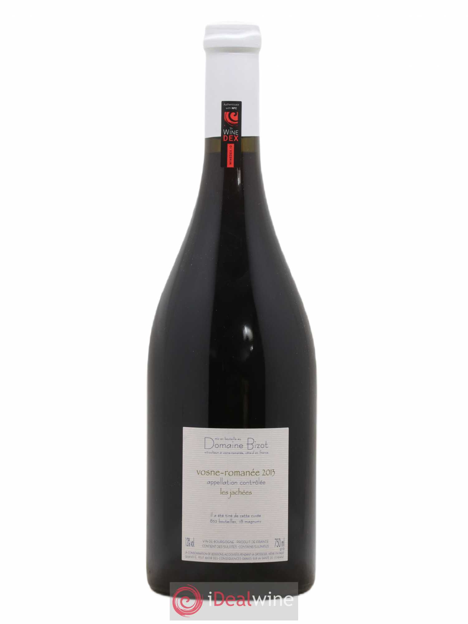 Vosne-Romanée Les Jachées Bizot (Domaine) 2013 - Lot de 1 bouteille - 1