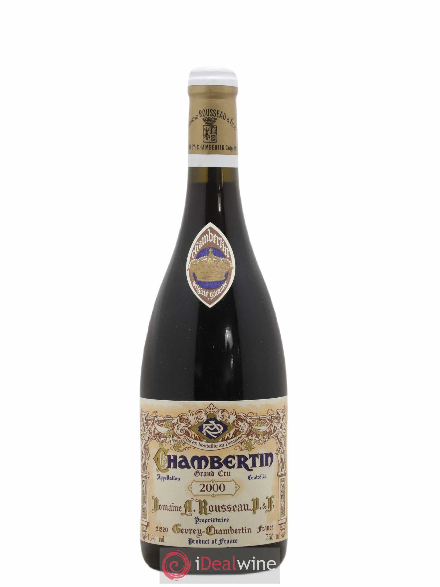 Chambertin Grand Cru Armand Rousseau (Domaine) 2000 - Lot de 1 bouteille - 0