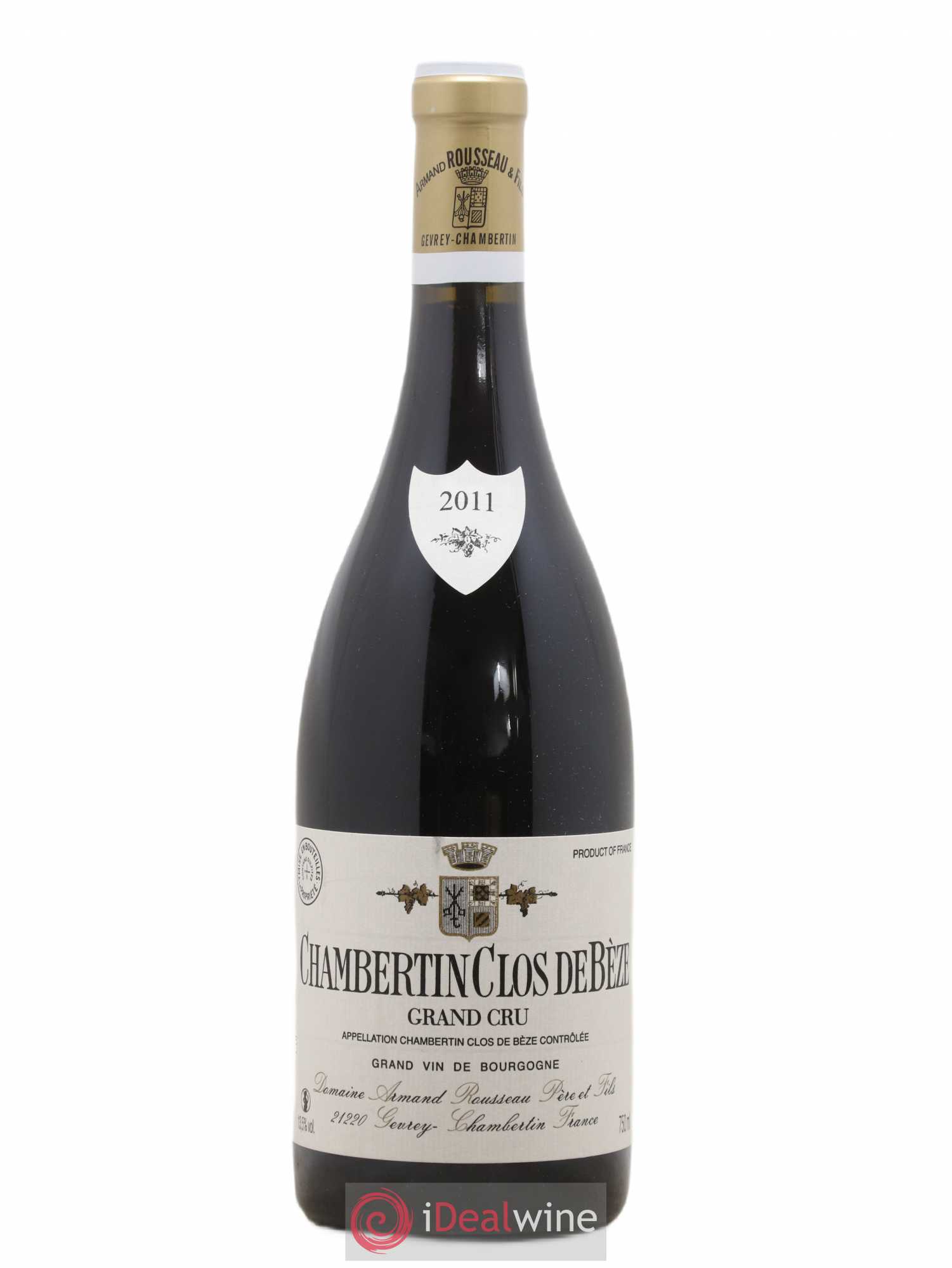 Chambertin Clos de Bèze Grand Cru Armand Rousseau (Domaine) 2011 - Lot de 1 bouteille - 0