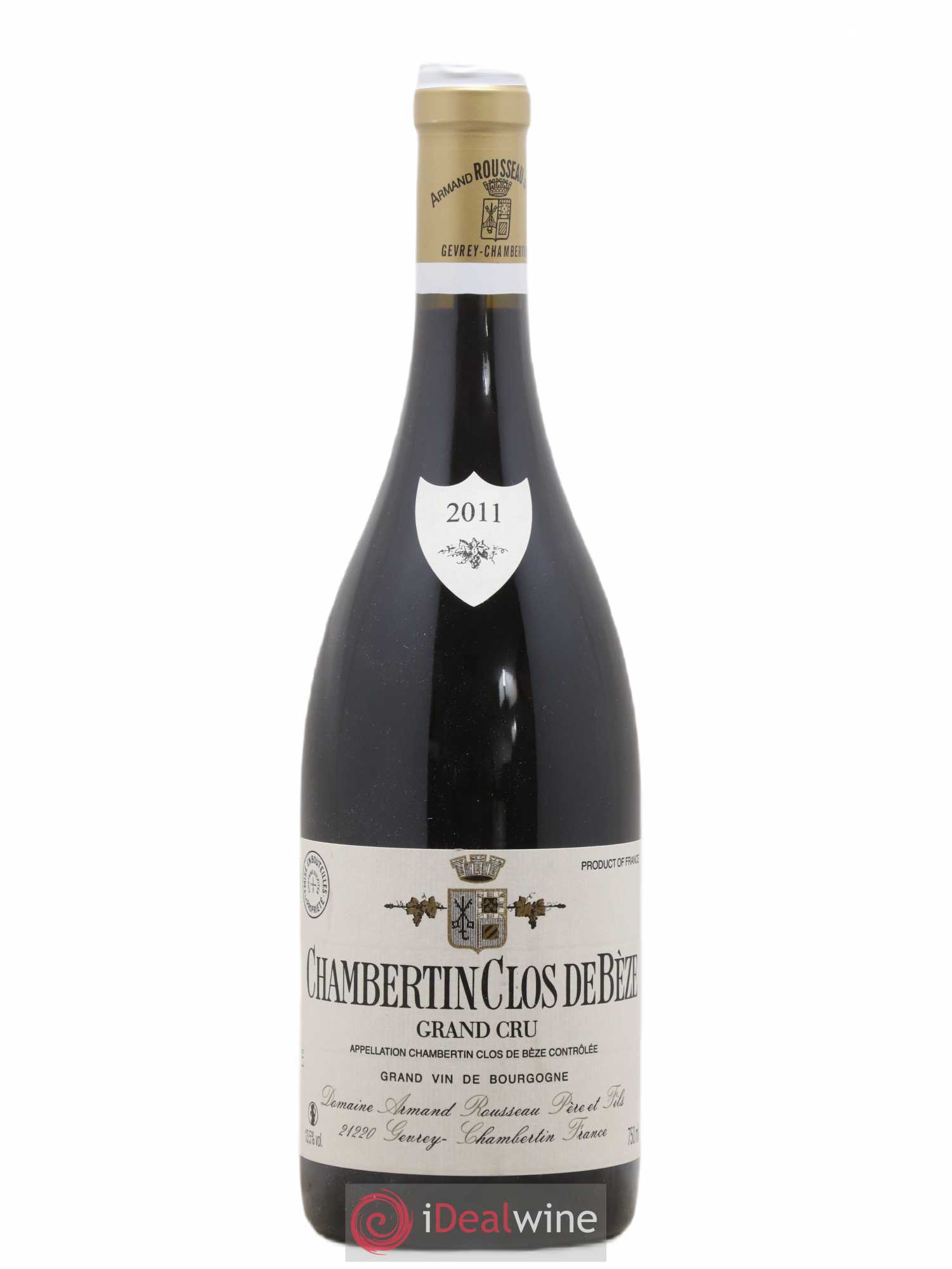 Chambertin Clos de Bèze Grand Cru Armand Rousseau (Domaine) 2011 - Lot de 1 bouteille - 0