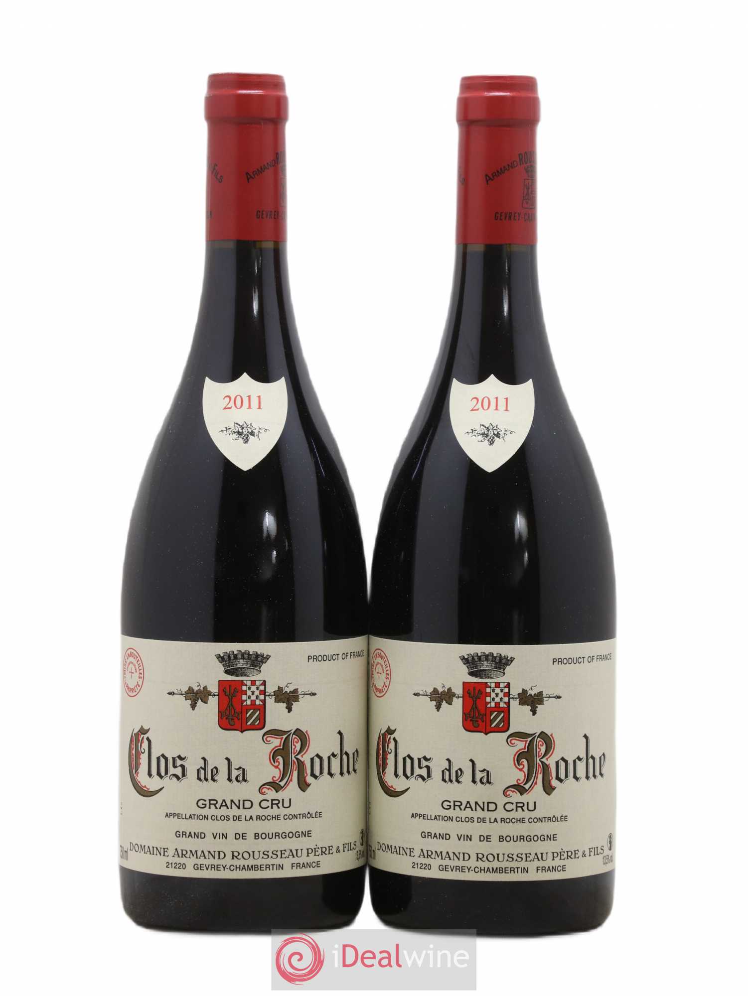 Clos de la Roche Grand Cru Armand Rousseau (Domaine) 2011 - Lot de 2 bouteilles - 0